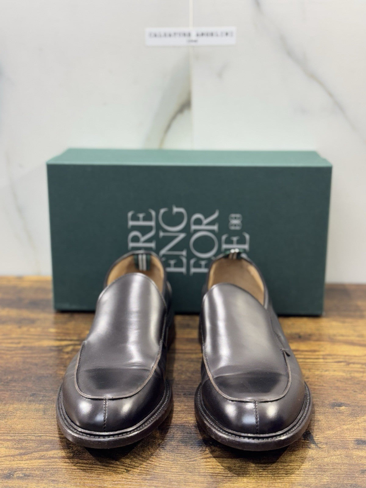 Green George Mocassino Pelle Polish  Marrone Uomo 44