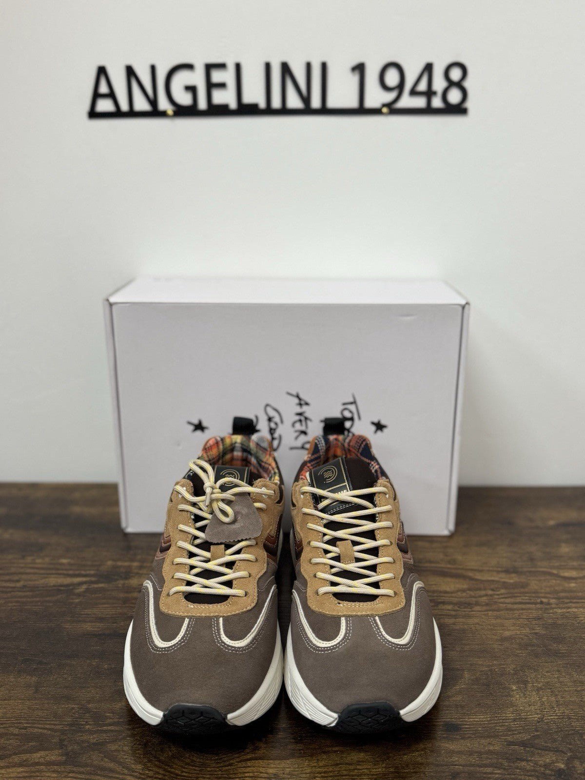 Primabase Sneaker Suede Brown  Extra light Casual Uomo 45