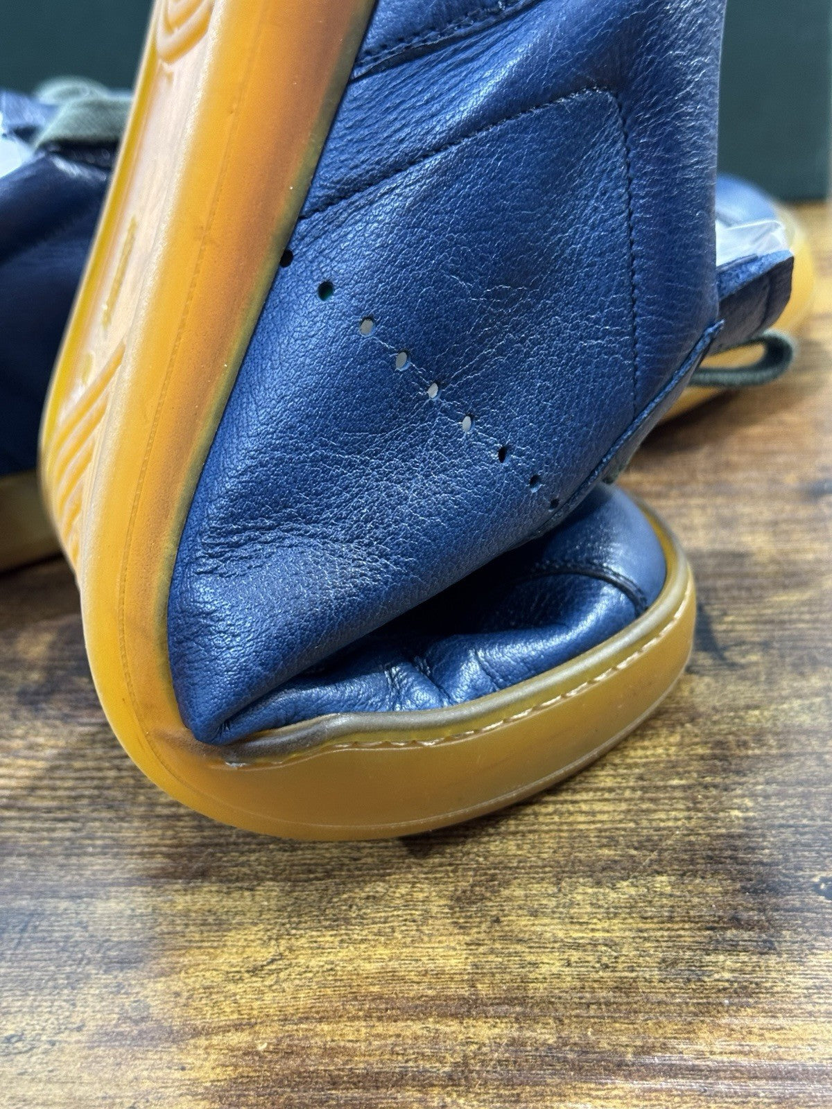 Green George Sneaker Pelle Blu Uomo Ultra Flexible 44