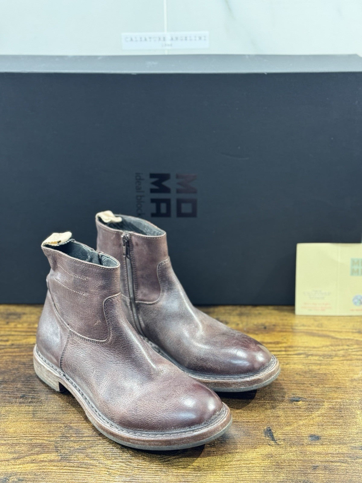 Moma Chelsea Boot  Ebano  Fatto A Mano In Italia Luxury Moma Boot Donna 39