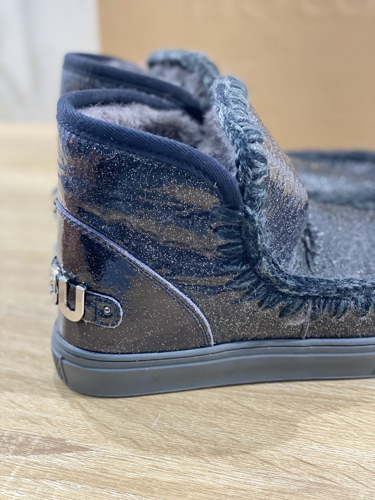 Mou Eskimo Snekaer   Mou Casual Mou Boot Laminato Nero 36