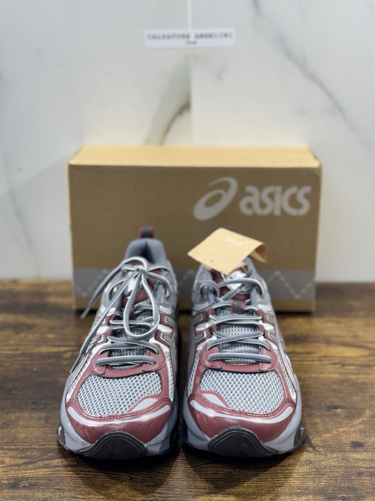 Asics Gel Quantum Kinetic Grey Cherry     Casual Asics Uomo 46