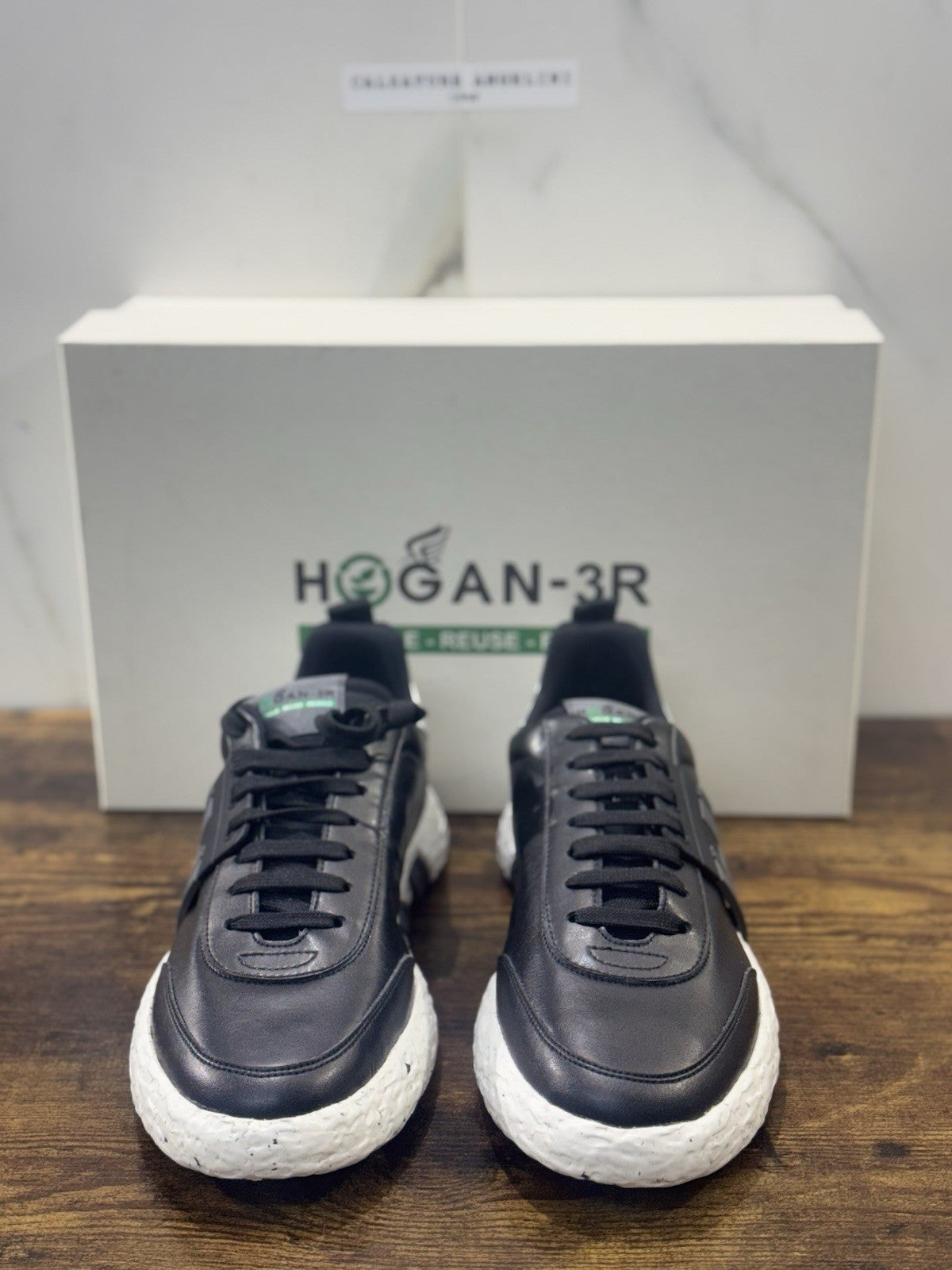 Hogan 3r Sneaker Pelle Nera Casual Hogan Uomo 41.5