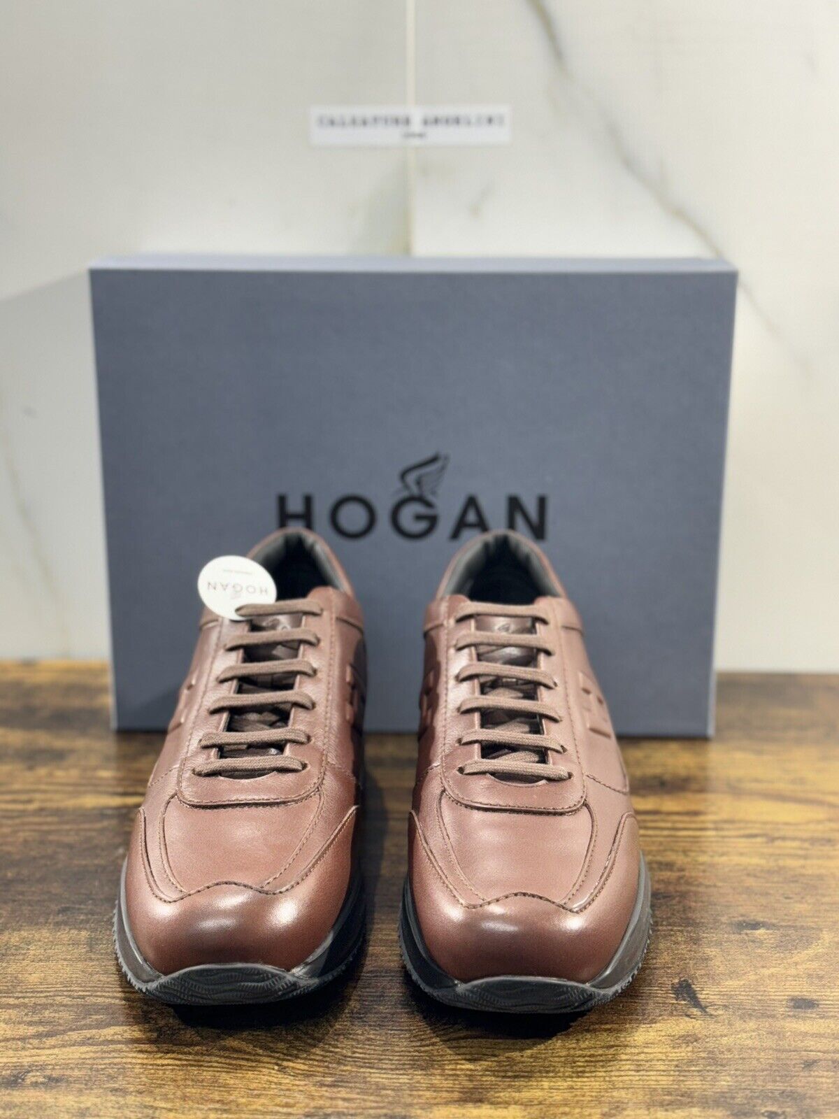 Hogan Interactive uomo Pelle Mogano       luxury casual hogan shoes 42