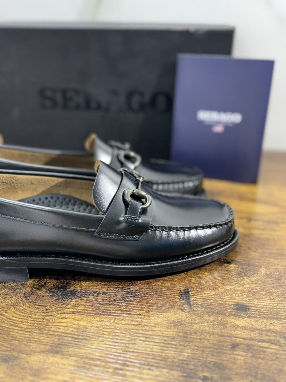 Sebago Mocassino Uomo Classic Joe Pelle Nero Icon Sebago 41.5