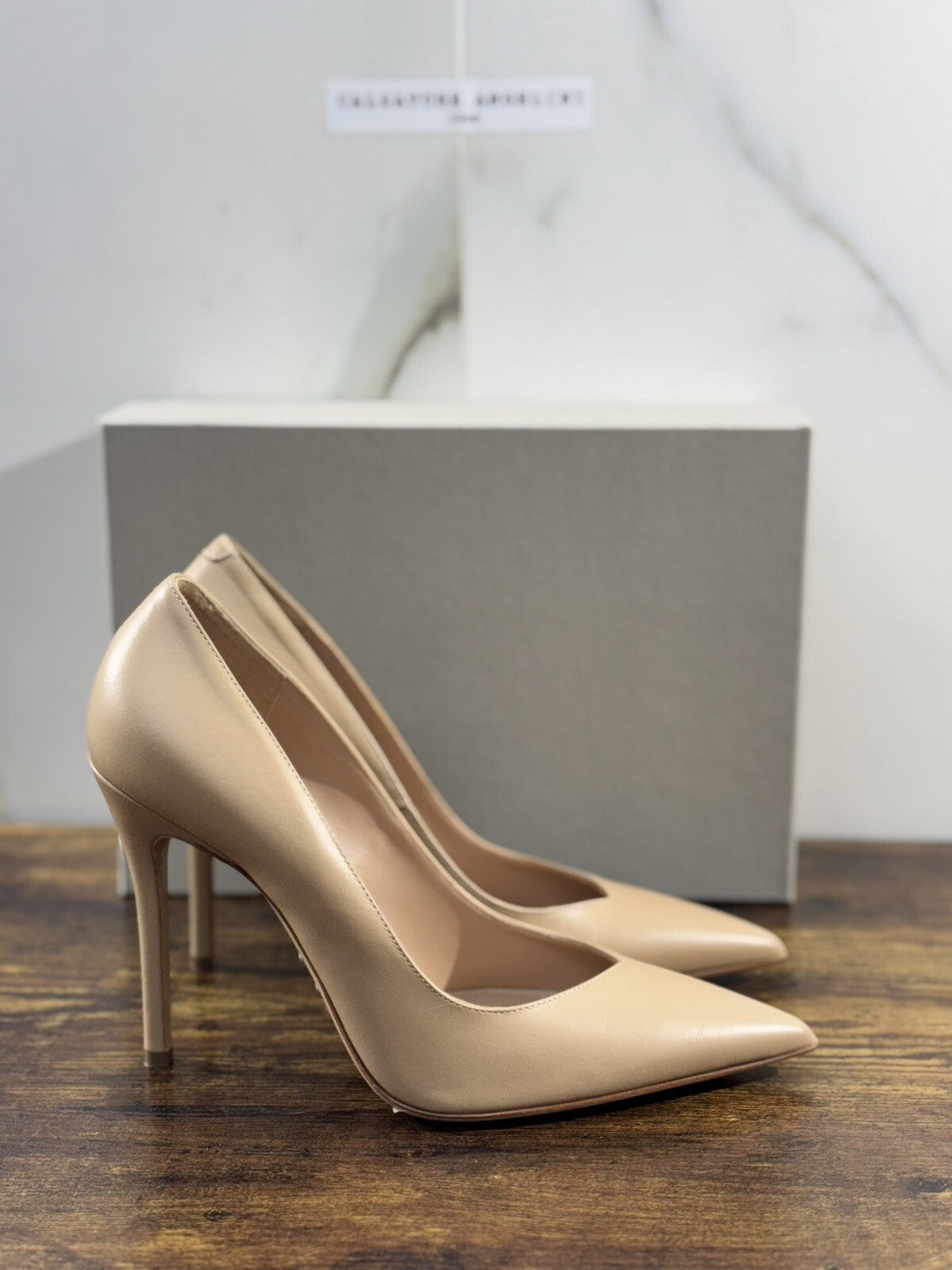Sergio Levantesi Decollete’ donna Letizia  Pelle Cappuccino made in italy  40