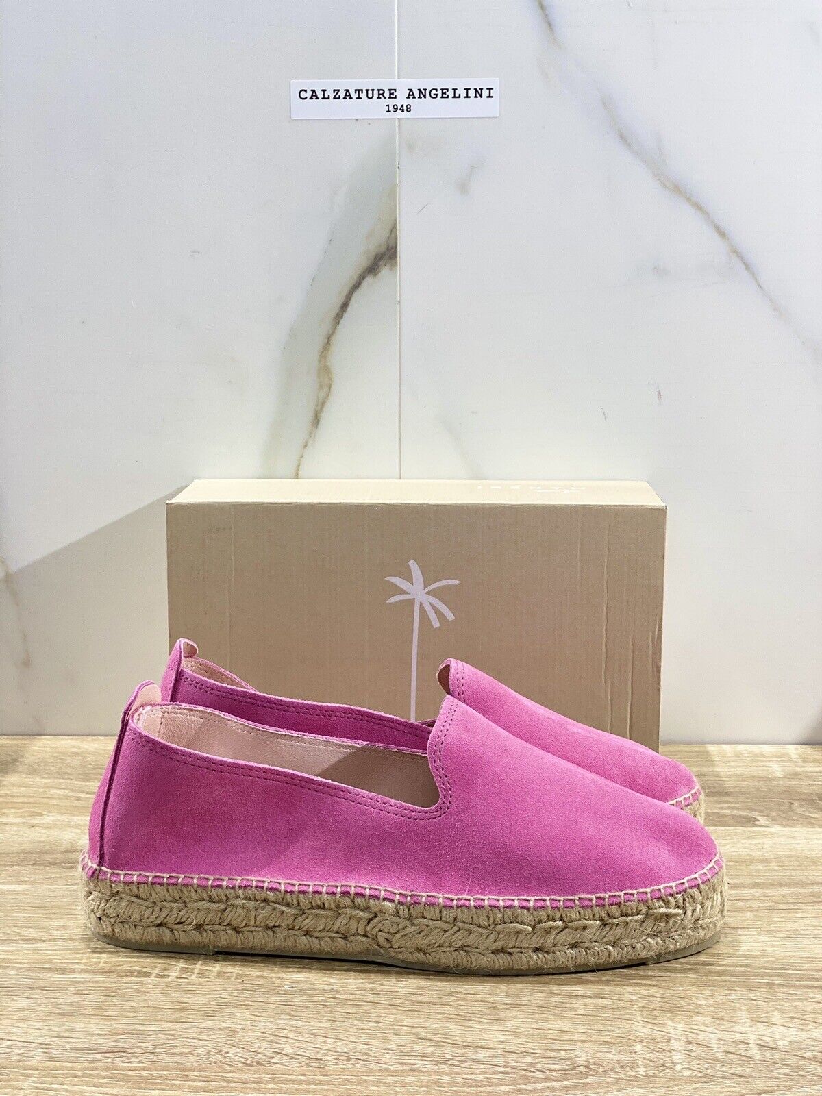 Manebi’ Donna Espadrilles Mocassino Suede Fuxia Casual Summer Shoes 42