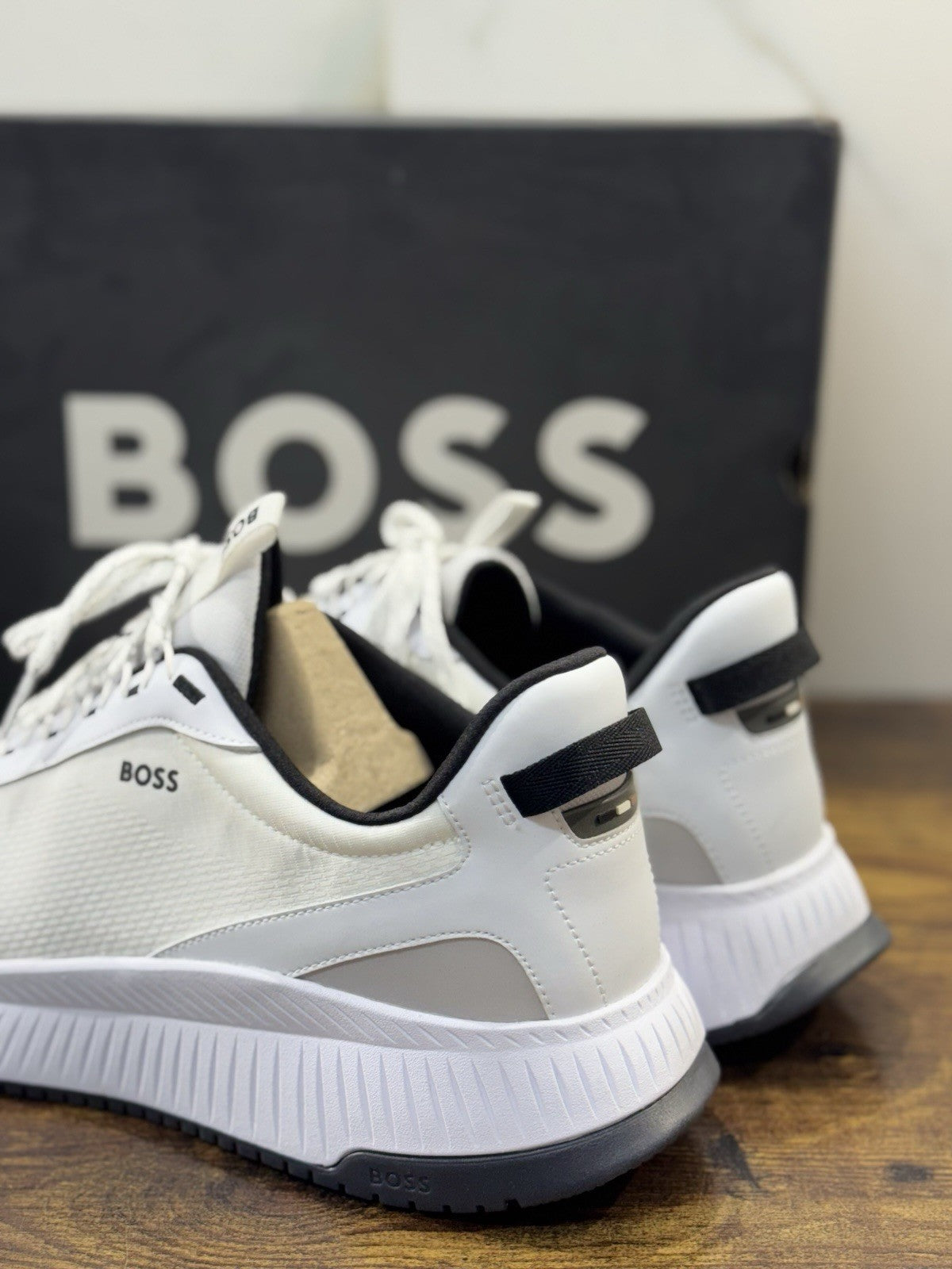 Boss Sneaker Running  Bianca  Casual Scarpa Uomo Boss 45