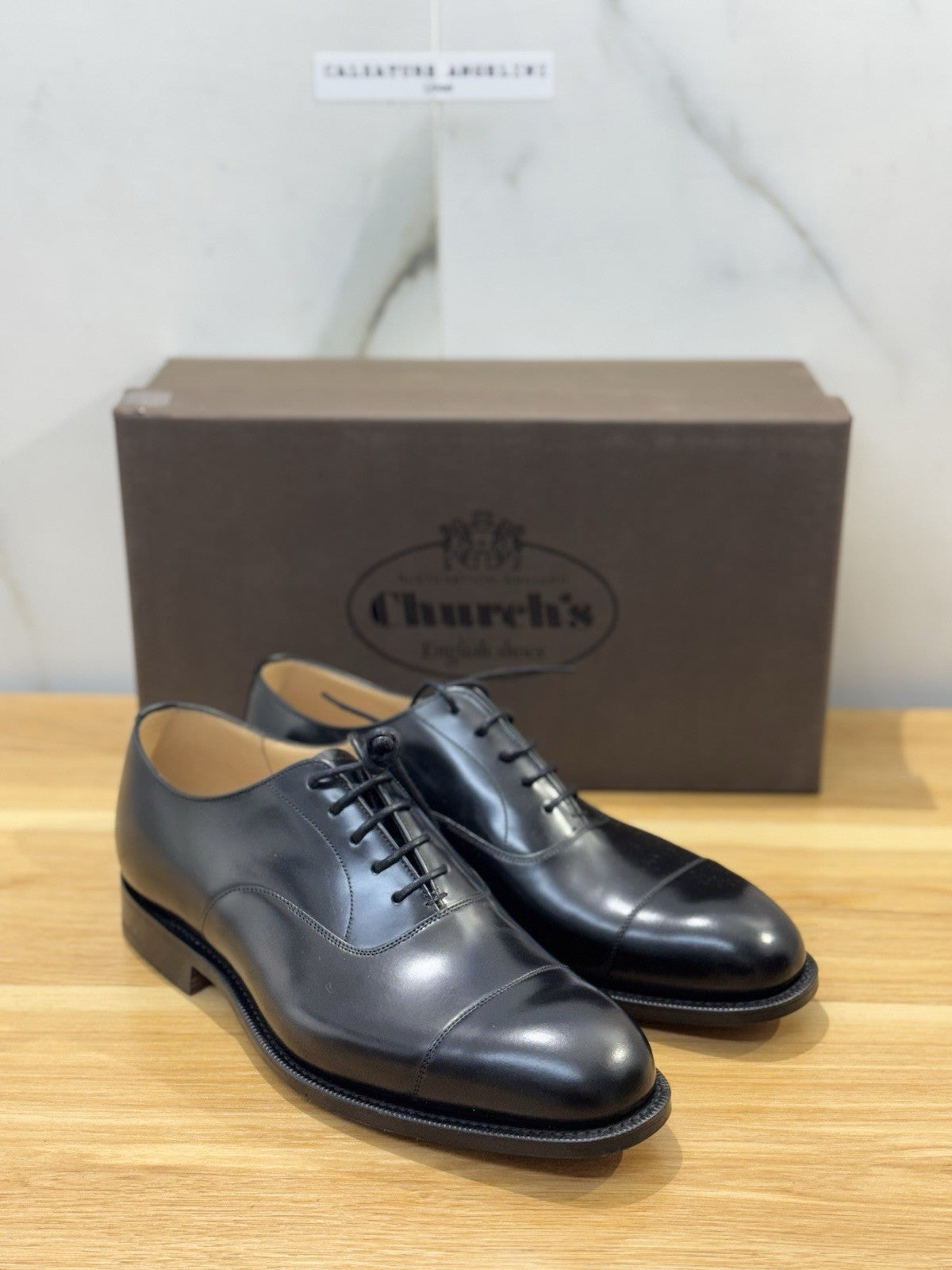 Church’s Consul Pelle Nera  Fondo Cuoio Polishbinder    Luxury Church’s Uomo 40