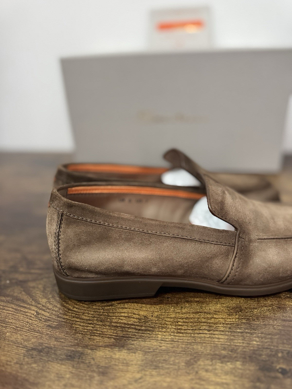Santoni Mocassino Summer Walk Suede Brown Casual Santoni Uomo 40