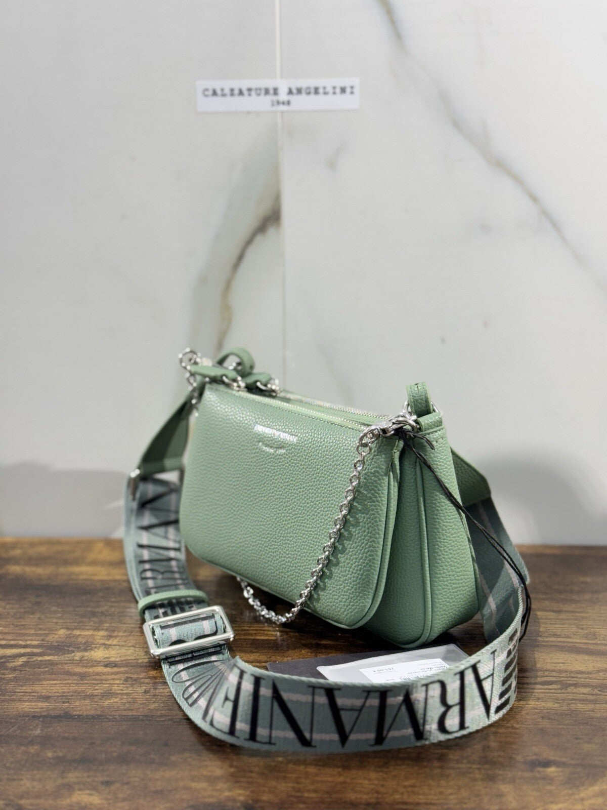 Emporio Armani Borsa Donna Tracolla  Verde Menta Armani Woman Bag
