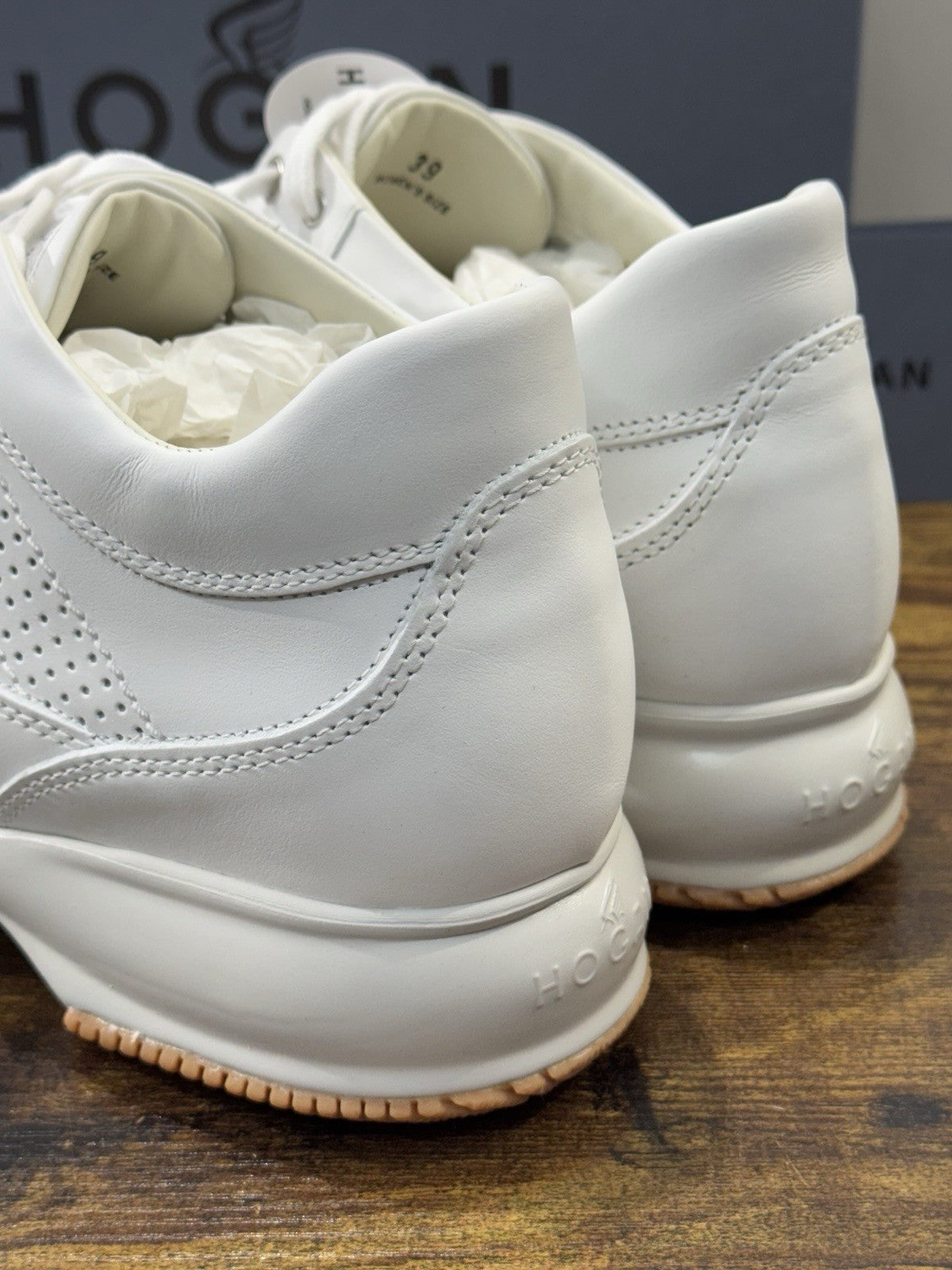 Hogan Interactive H Forata  Pelle Bianco Icon Scarpa Hogan Donna 38