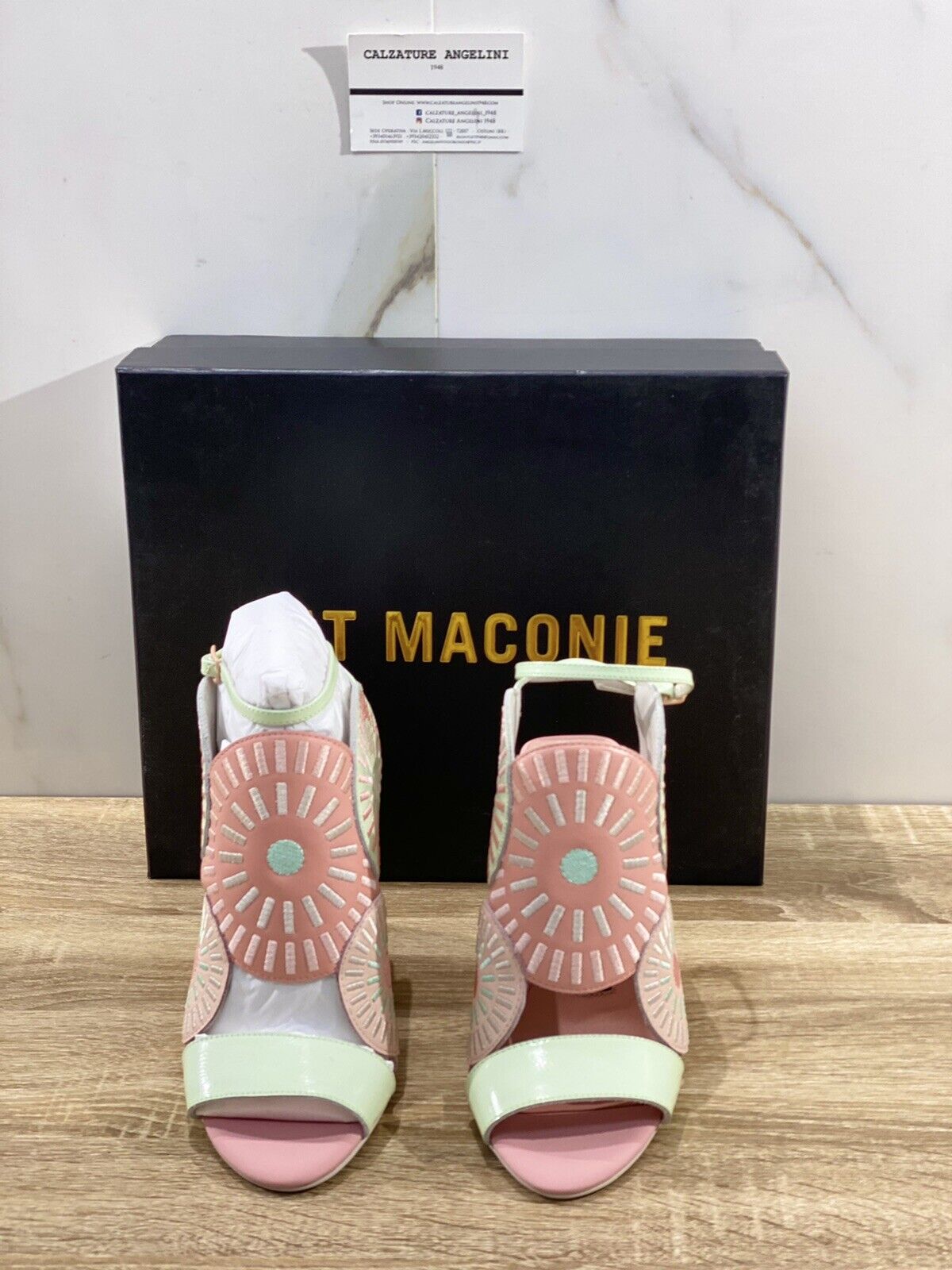 Kat Maconie Sandalo donna main Frida  Rosa Verde  multi 40