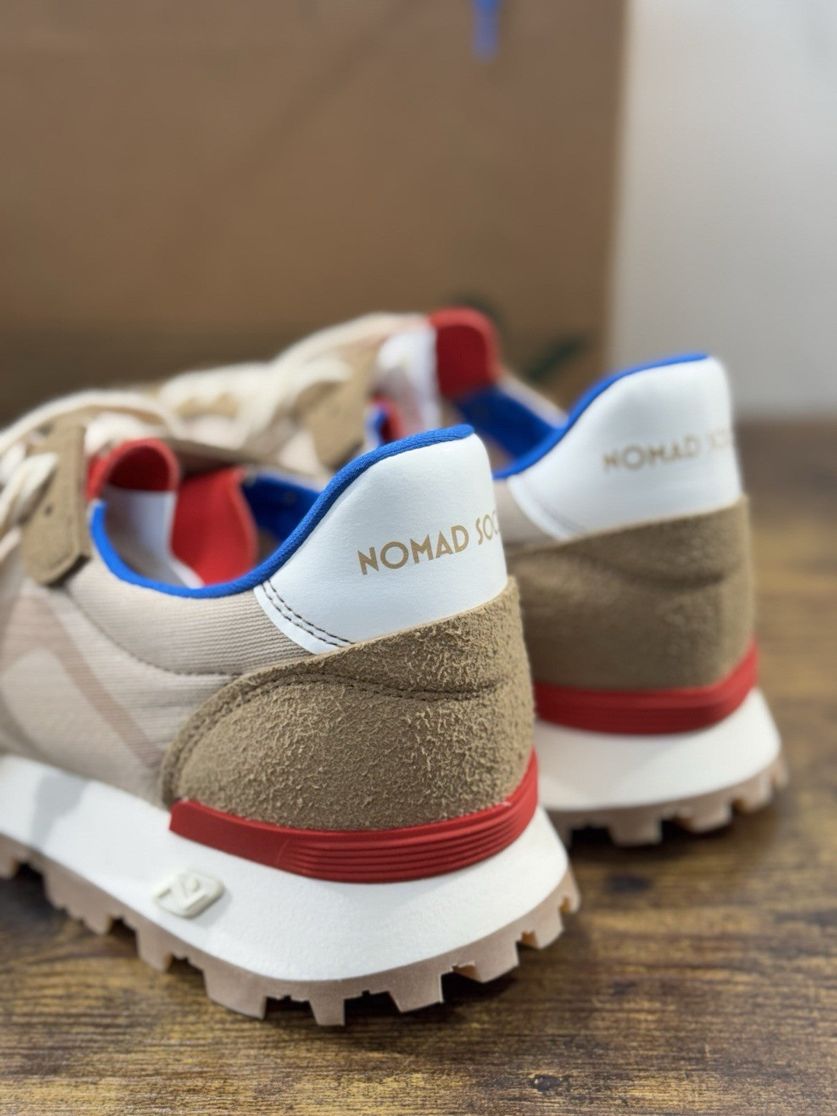 Nomad Society Sneaker Uomo Veloce Suede Cuoio Casual Men Shoes 44