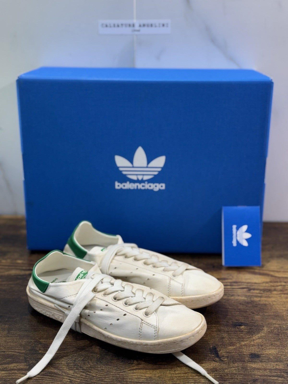 Balenciaga X Adidas Stan Smith Casual Luxury Balenciaga Donna 37