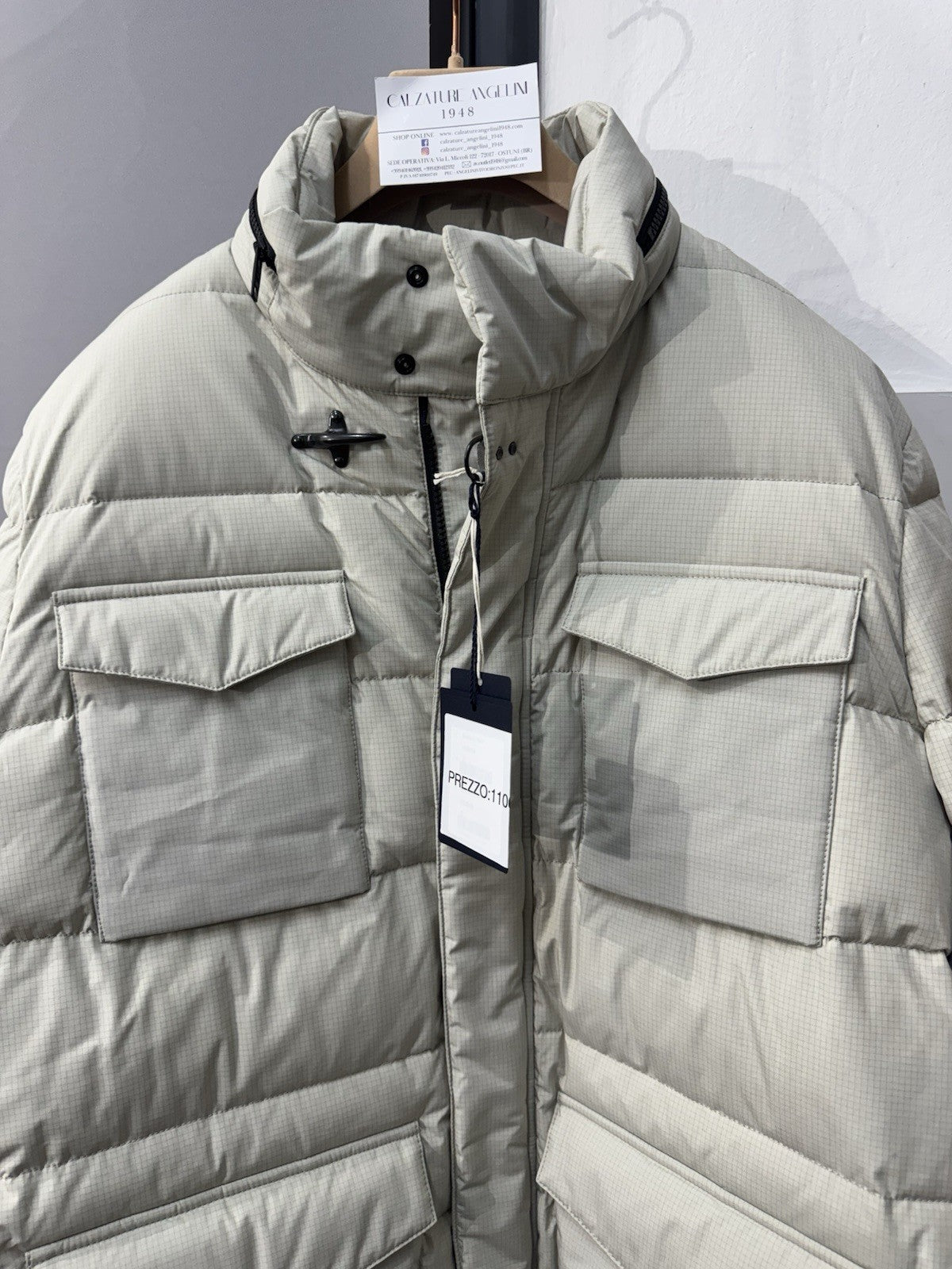 Fay Piumino Ghiaccio  Con Cappuccio  Luxury Fay Uomo XXL