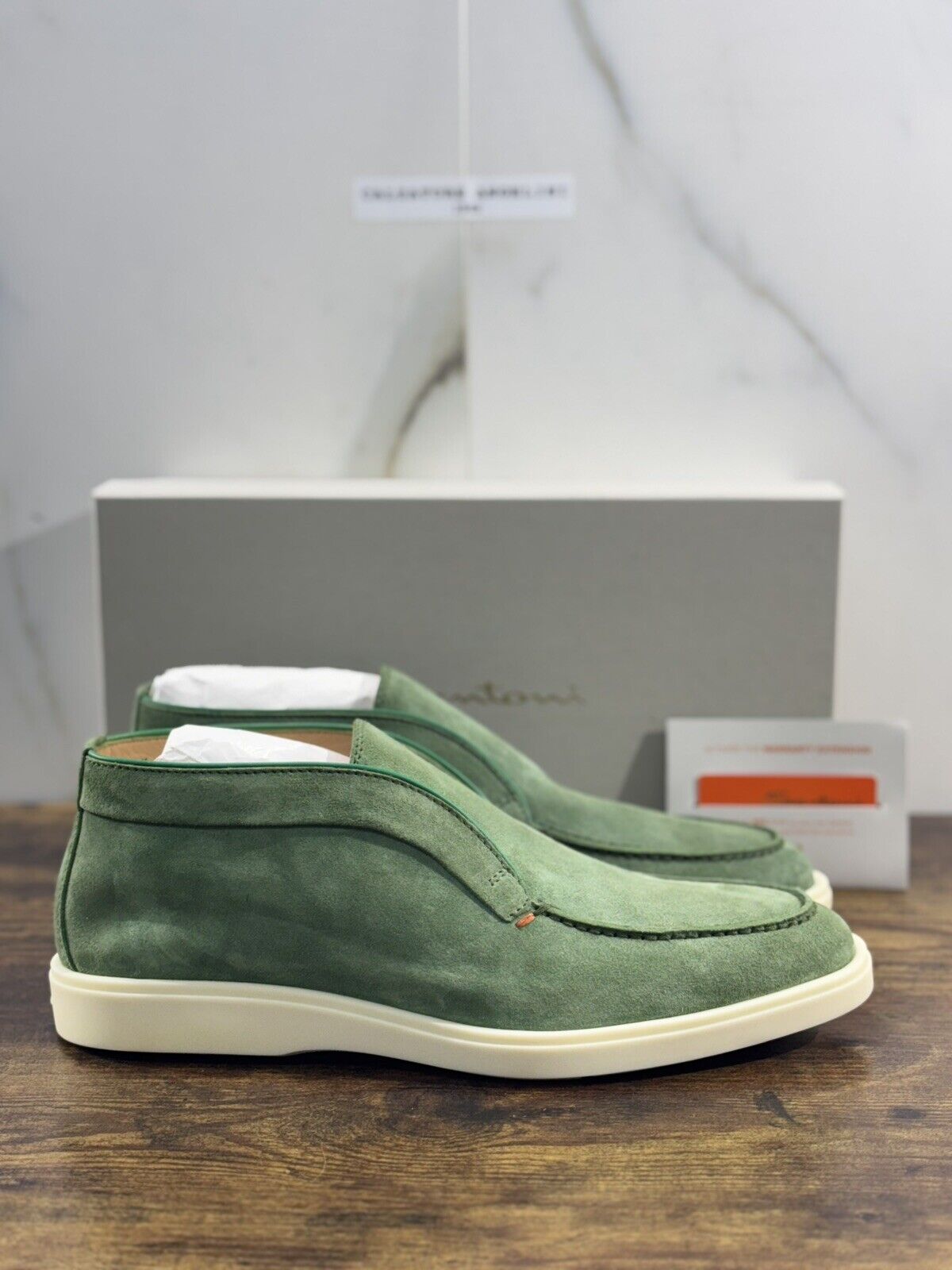Santoni Scarpa Uomo Polacchino    Pelle  Open  Walk  Luxury Men Santoni 10
