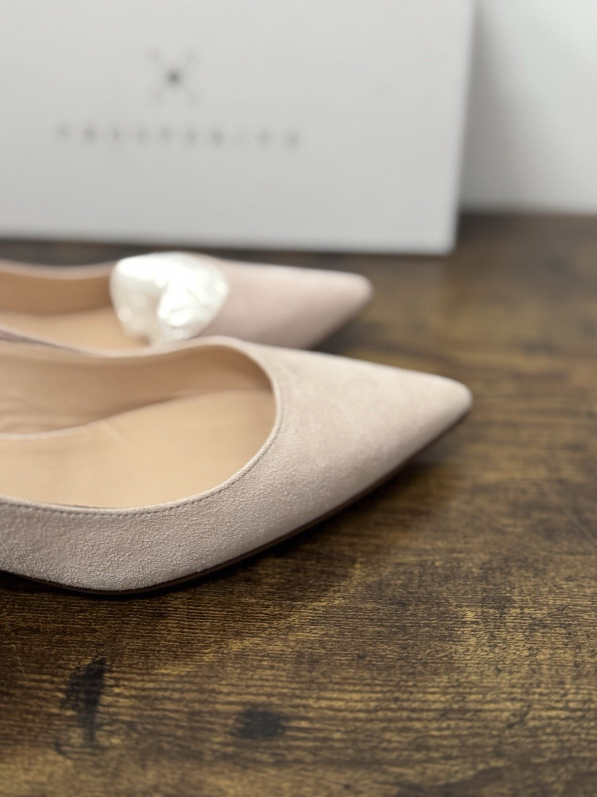 Prosperine Sling Back Pelle Suede Cipria     Scarpa Donna 41