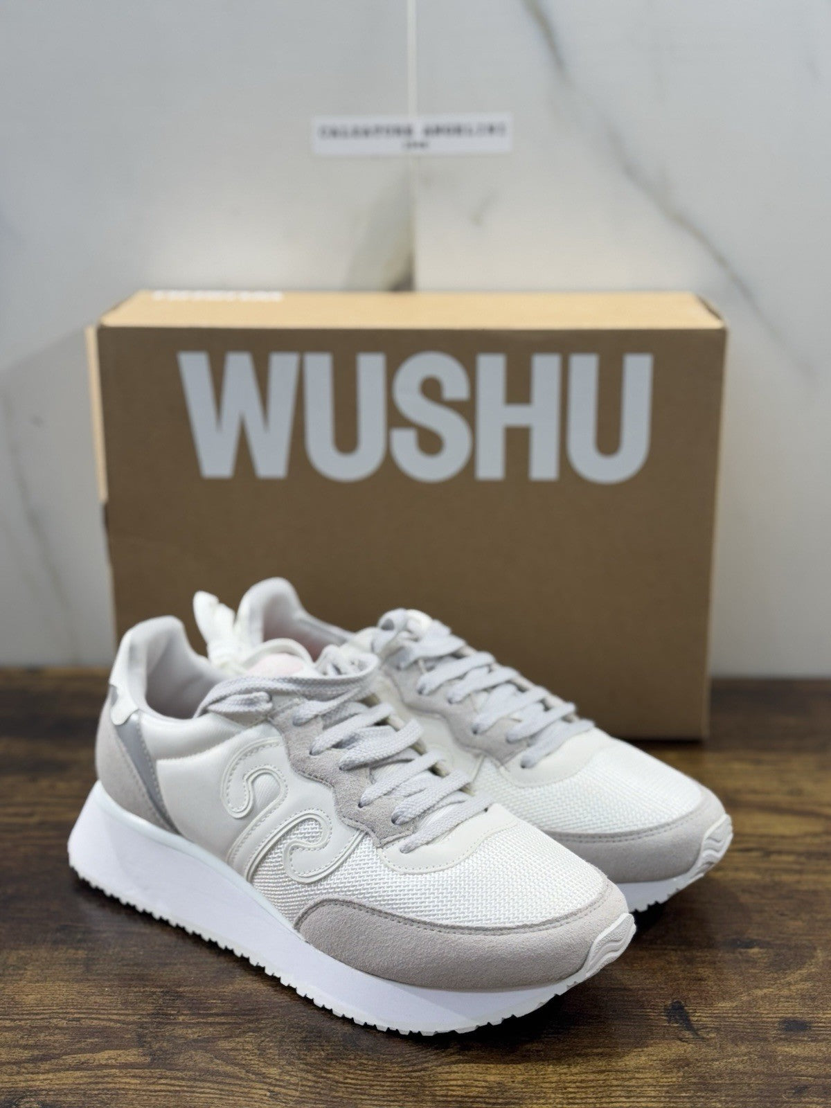 Wushu Ruyi Sneaker Uomo Casual Bianco 42