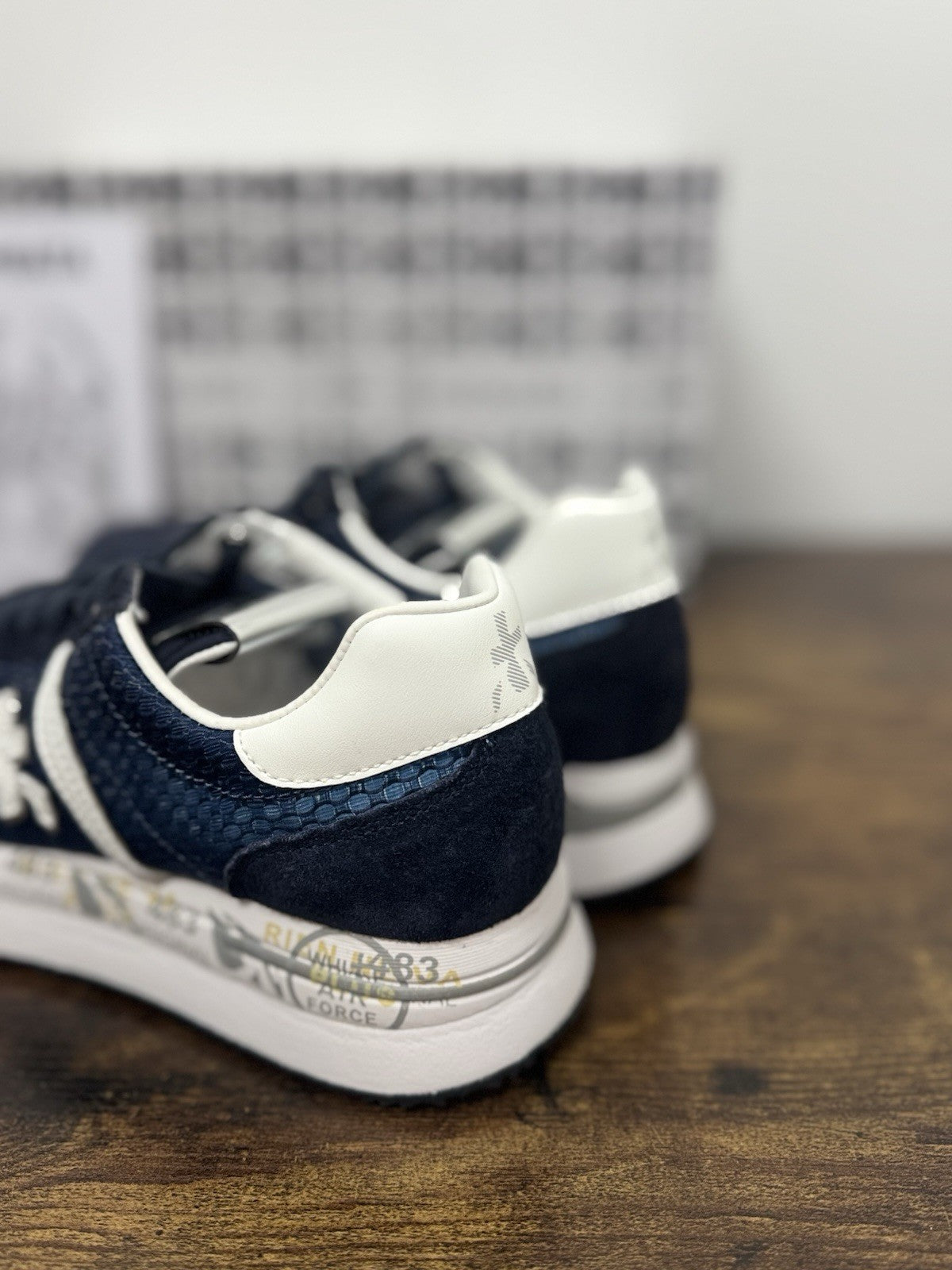 Premiata Conny Sneaker Pelle Blu   Traforata Casual Premiata Donna 36