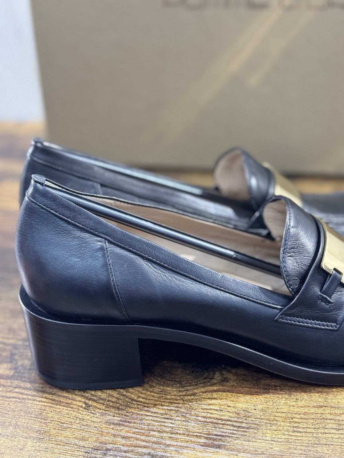 Pomme D’or Mocassino  Pelle Nero Casual Luxury Loafer Donna 41