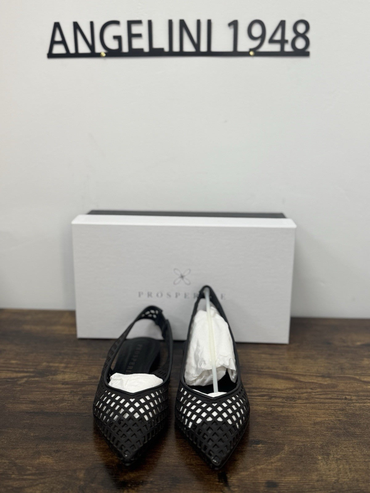 Prosperine Sling Back  Pelle Nappa Traforata   Nero  Casual Scarpa Donna 36