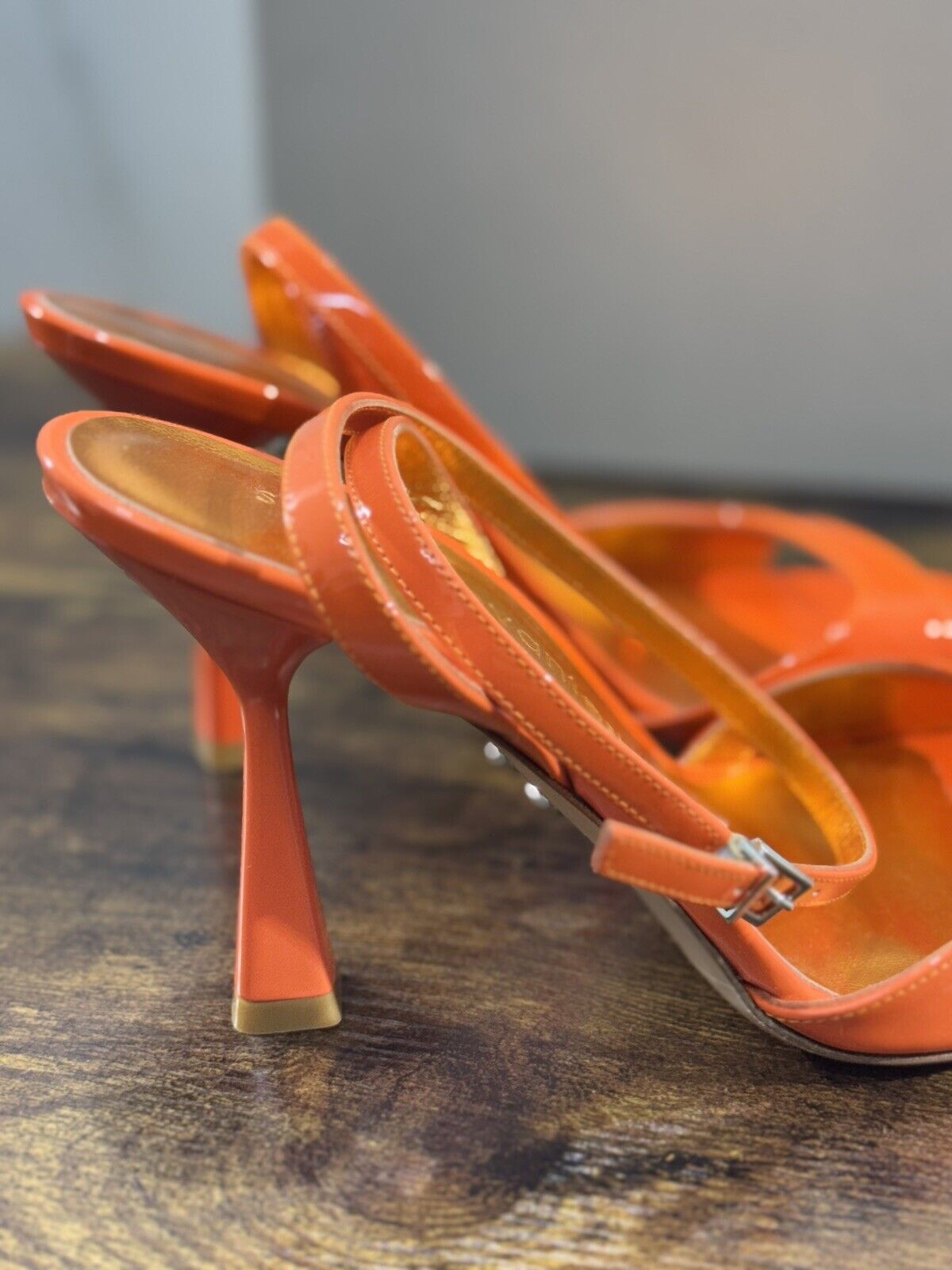 Sergio Levantesi Sandalo Donna Tania  Arancio      Luxury Woman Sandal 40