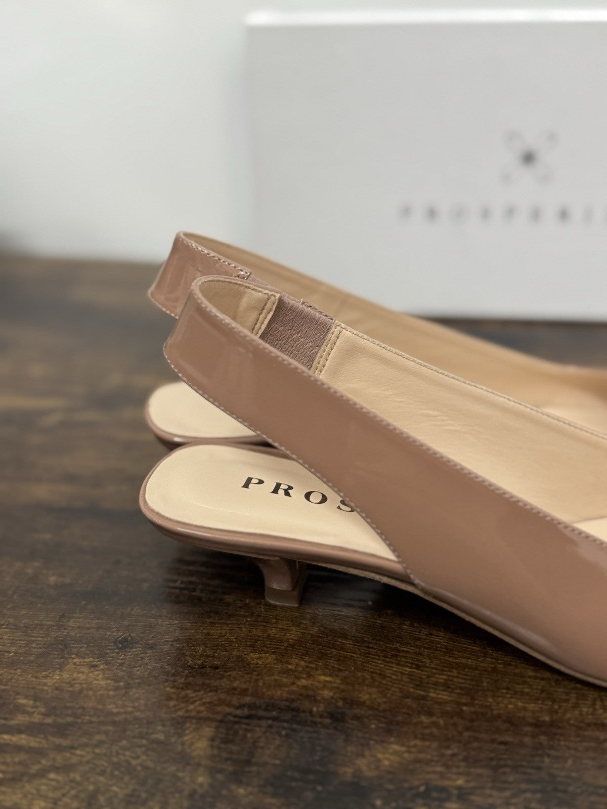 Prosperine Sling Back Pelle Pink   Scarpa Donna 38