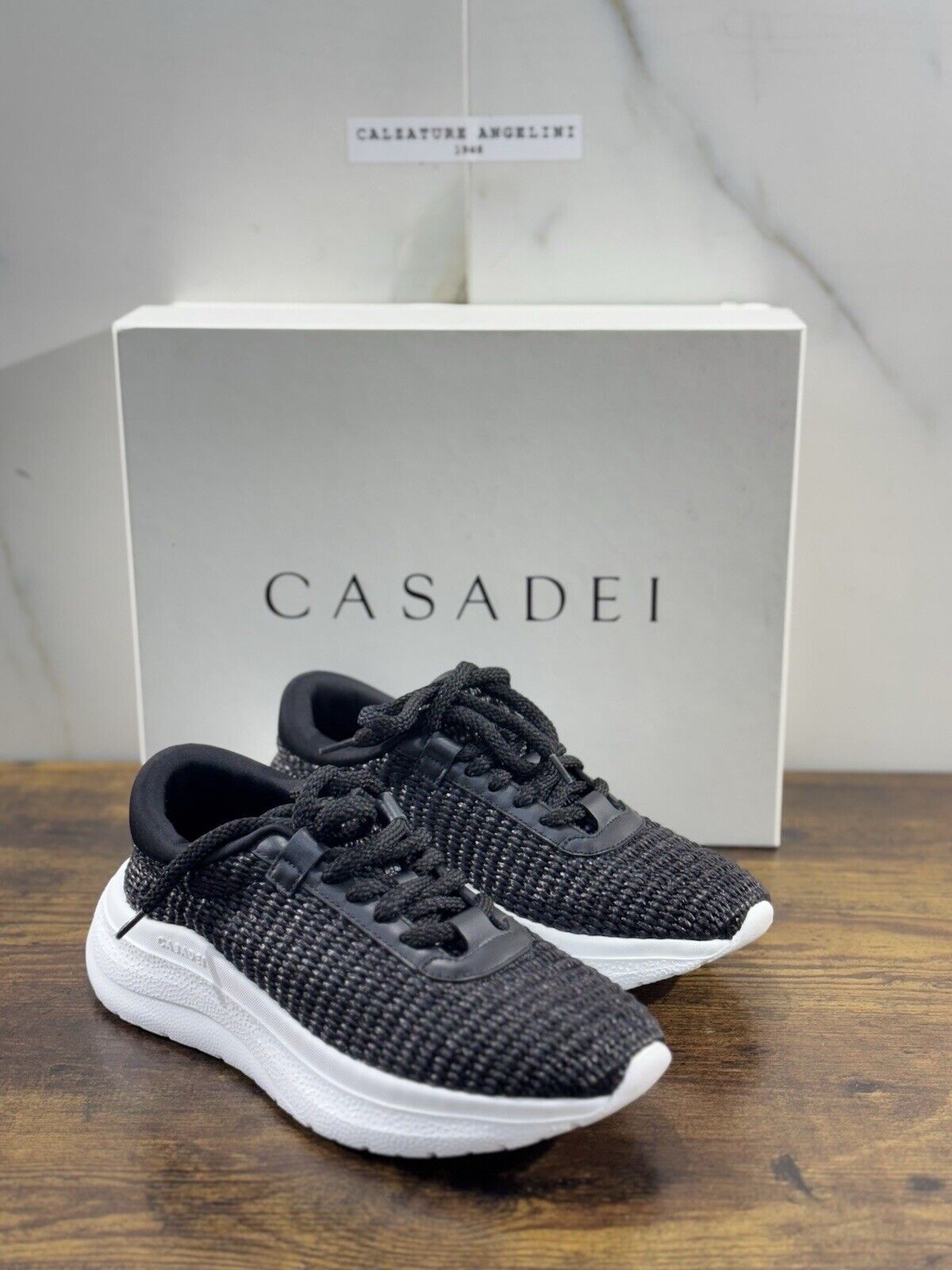 Casadei Mia Sneaker Nero  Luxury Casadei Woman Shoes Extra Light 41