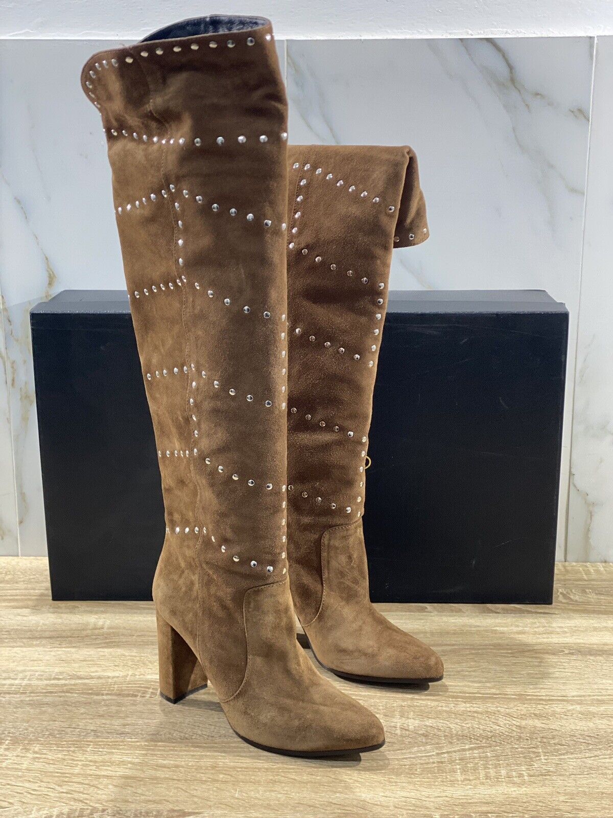 Via roma 15 stivale  donna 3197 borchie martora luxury boot via roma 15 38