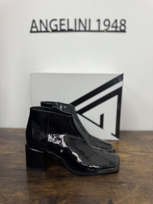Giampaolo Viozzi Stivaletto Pelle Nero Casual Boot Donna 38