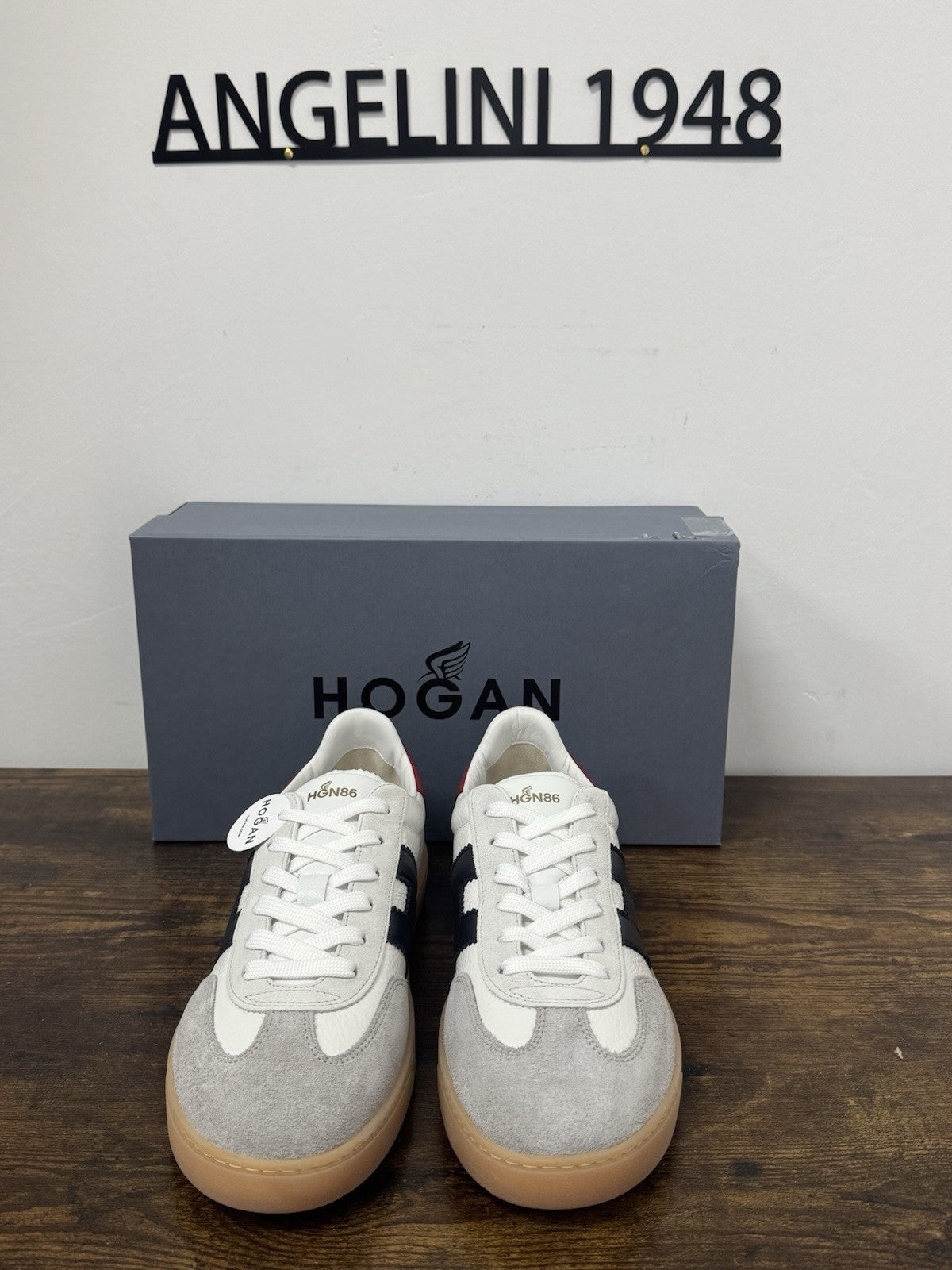 Hogan Cool Sneaker Suede Pelle Bianco    Casual Hogan Scarpa Uomo 41.5