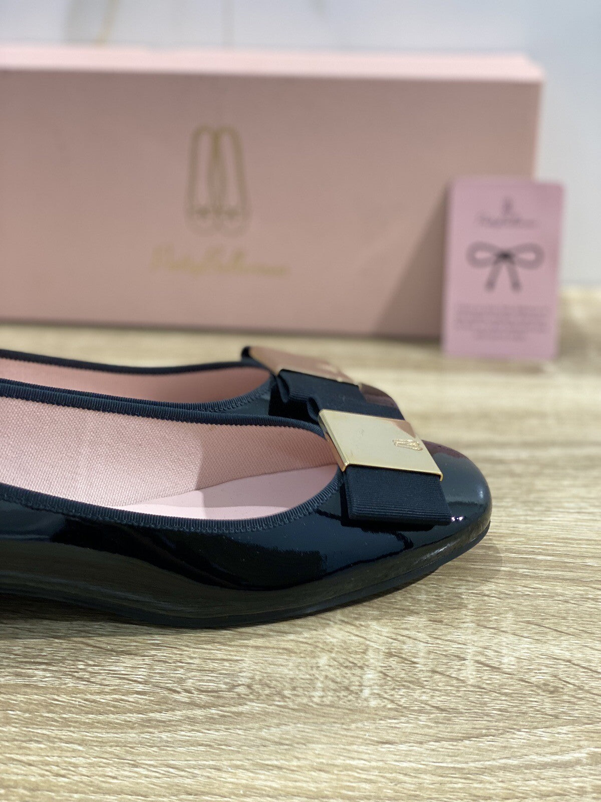 Pretty Ballerinas Scarpa Donna Lindsay Nero Pelle Vernice Ballerina Donna 38.5