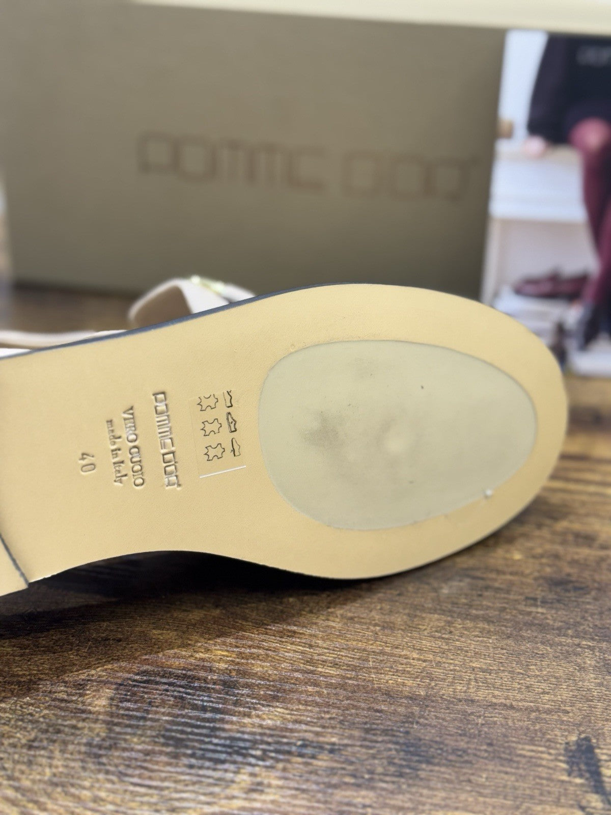 Pomme D’or Mocassino  Pelle Beige  Scarpa Donna 40
