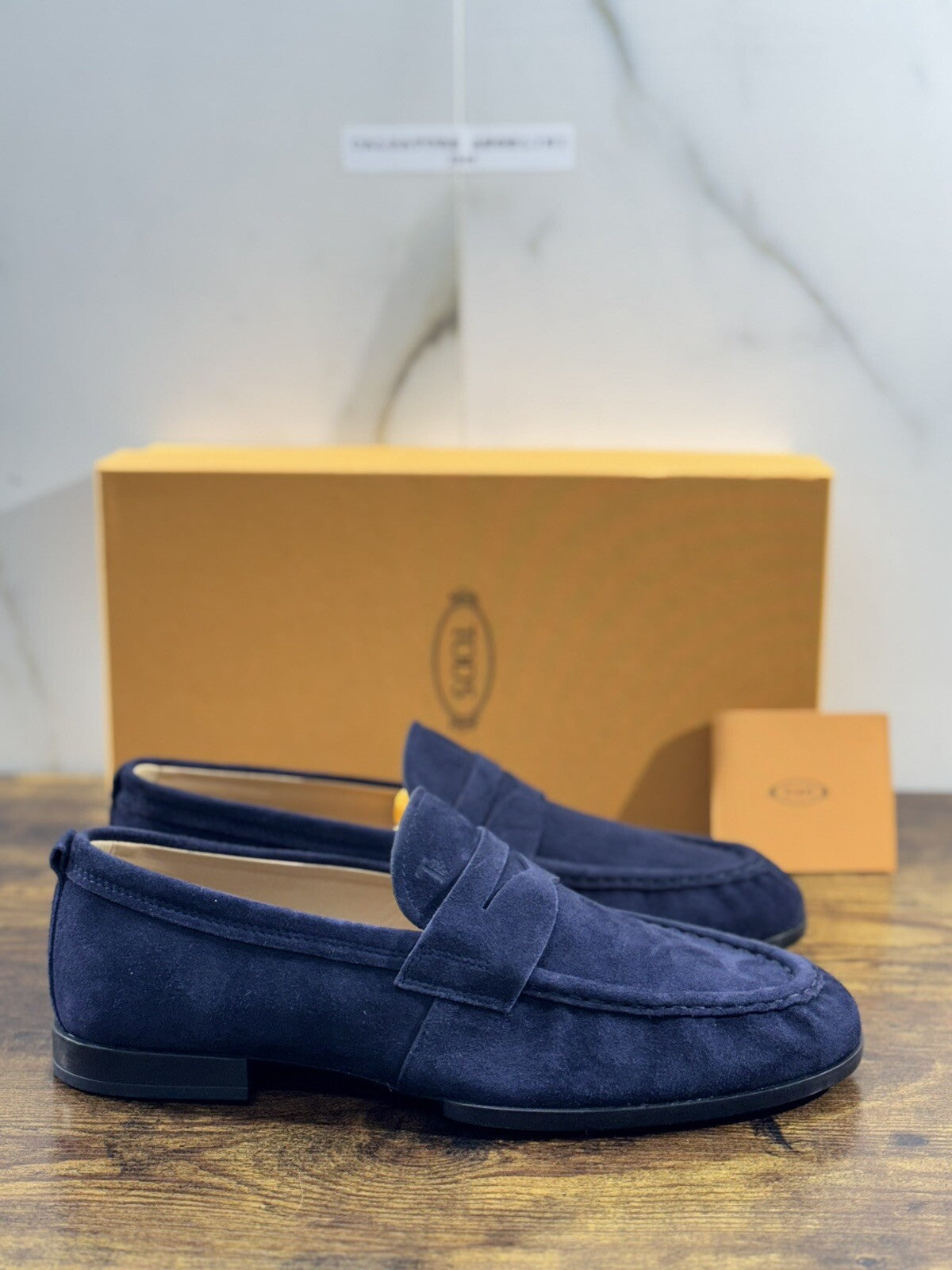Tod’s Mocassino Uomo Icon Gomma  Suede Blu   Luxury Tod’s 41