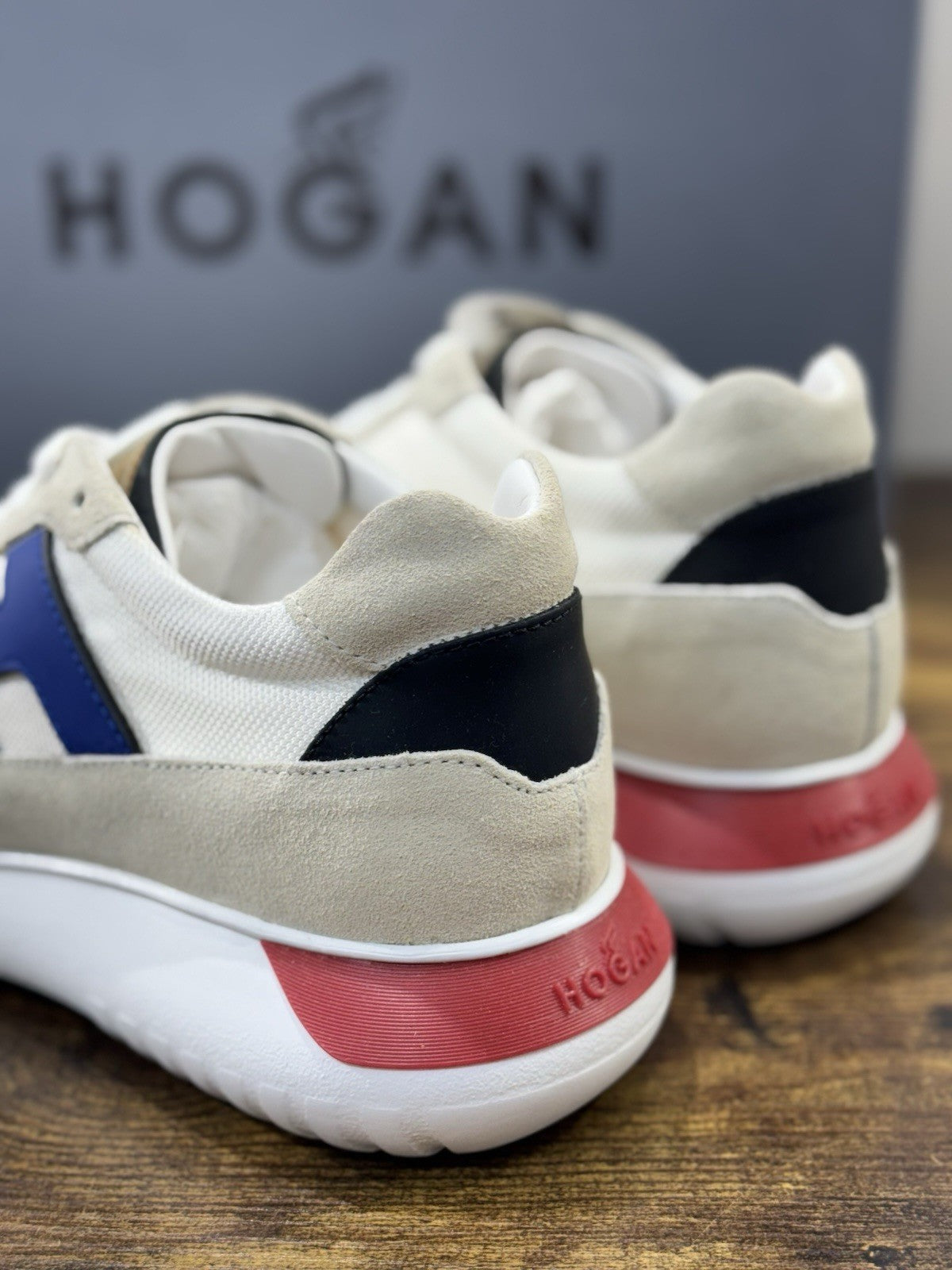 Hogan Interactive 3 Pelle Suede Ghiaccio Casual Hogan Uomo 39.5