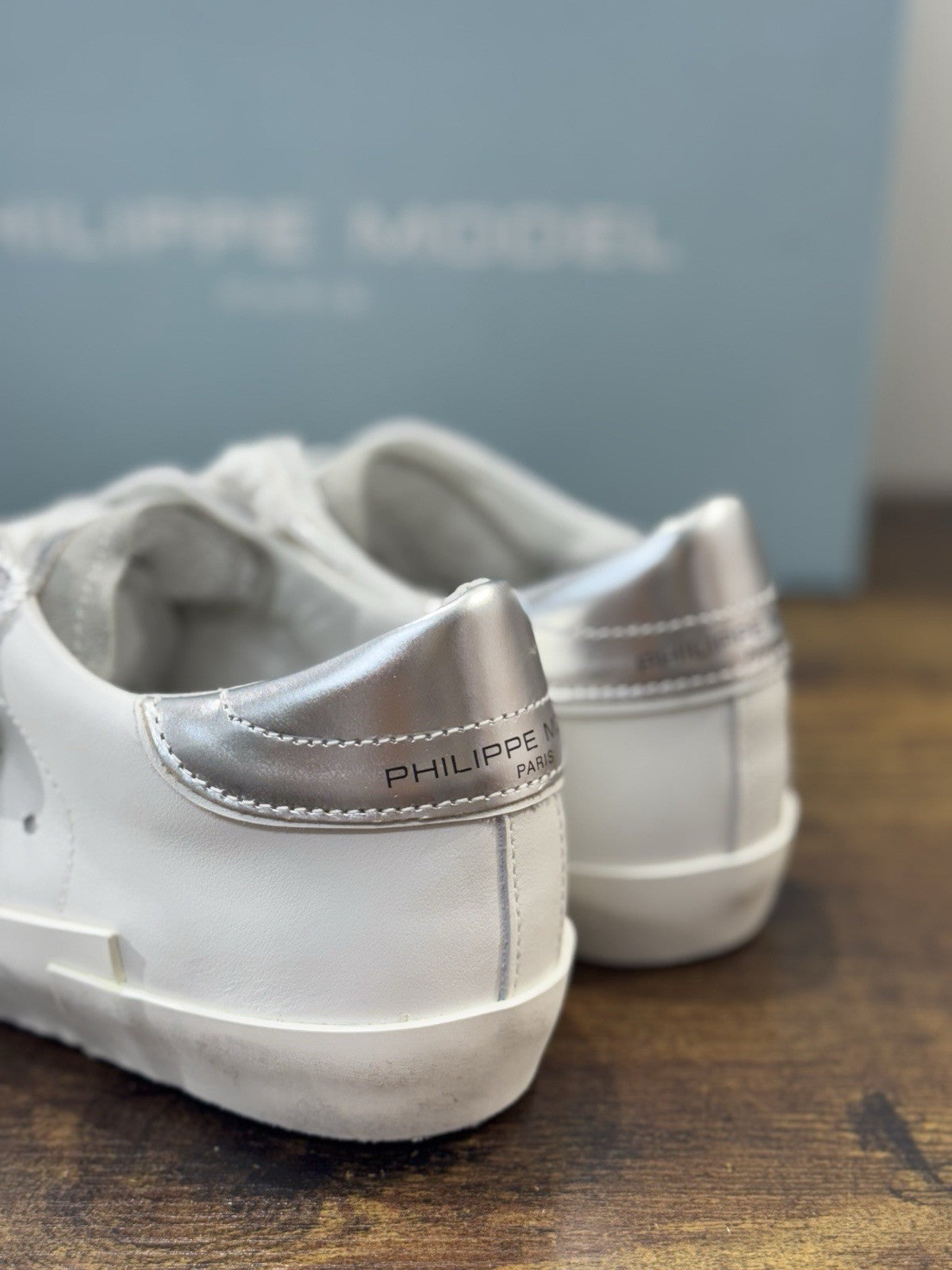 Philippe Model Paris Liw Top  Sneaker Pelle Bianca   Donna 36