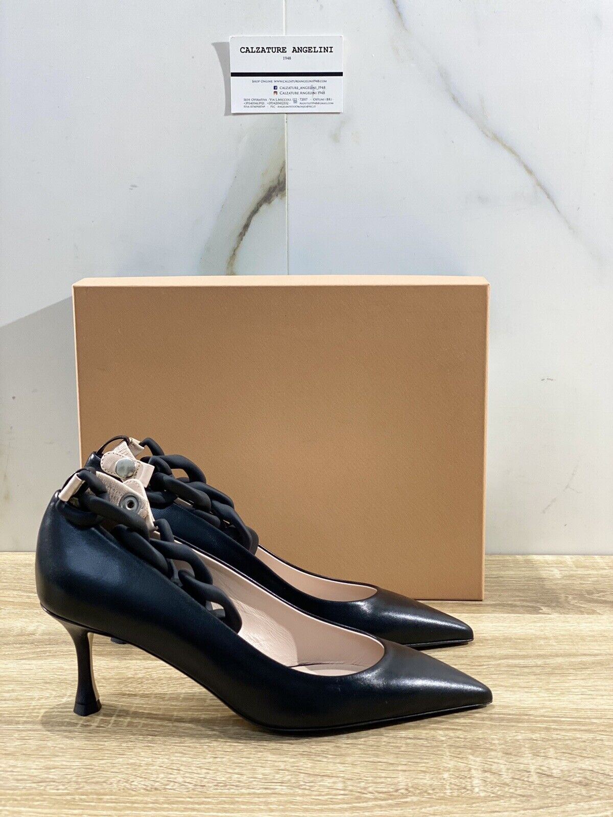 N21 Scarpa Donna Pump Black Catena Luxury Woman Shoes N21 38