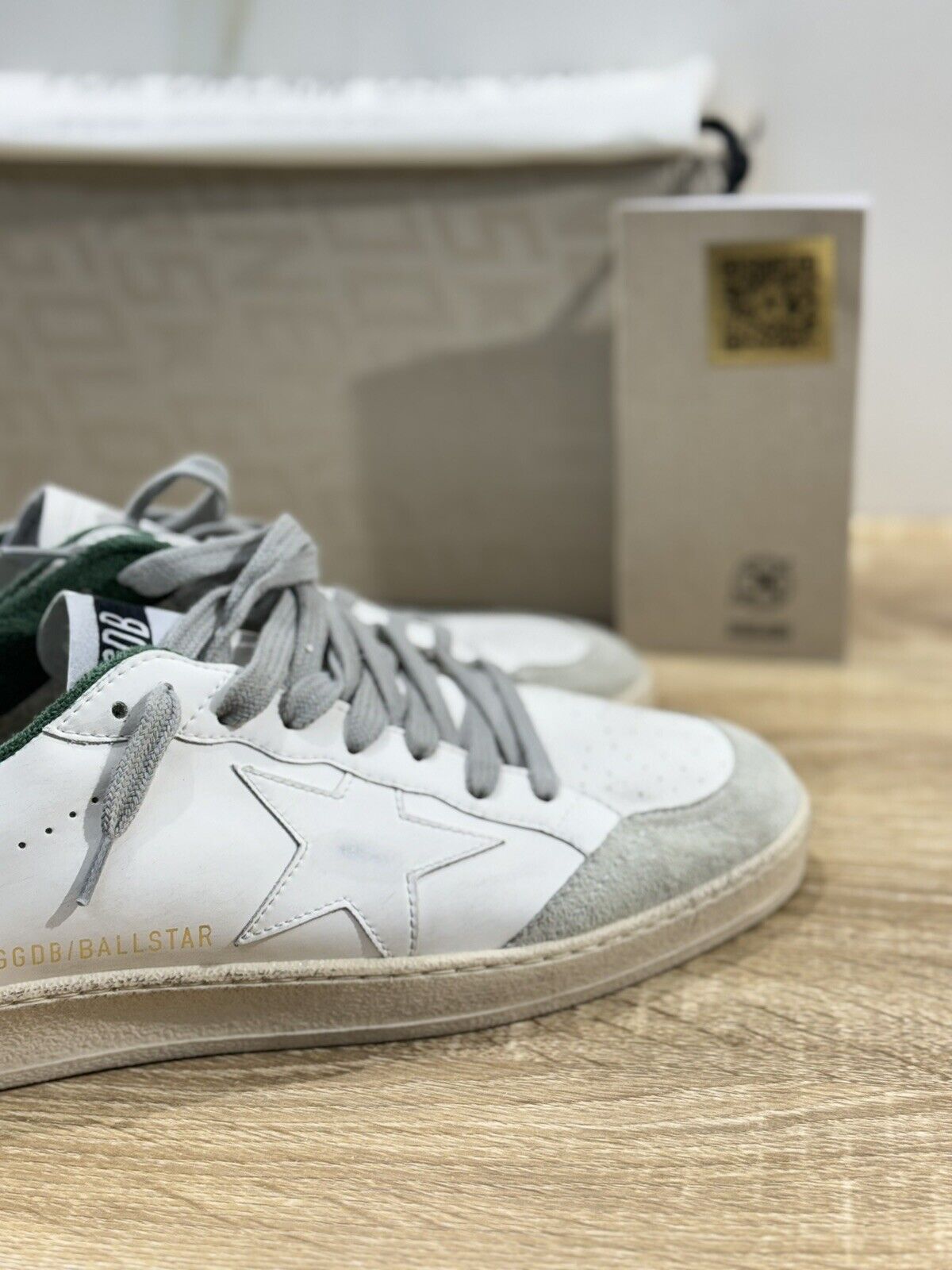 Golden Goose Ball Star Sneaker Uomo Bianca Verde Luxury Casual Golden Goose 41