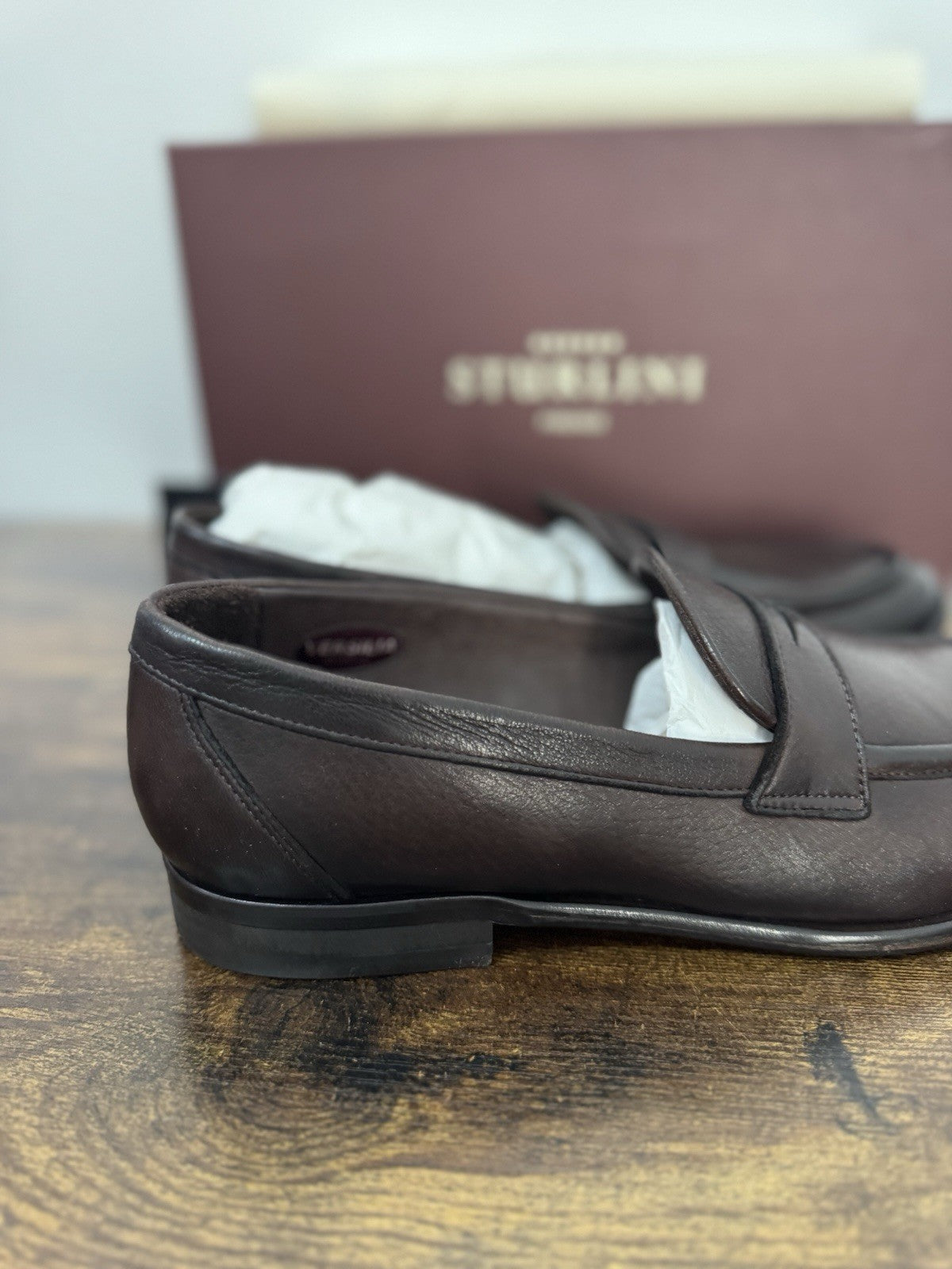 Sturlini  Mocassino Pelle Cervo Ultra Flex     Luxury Scarpa Uomo 43