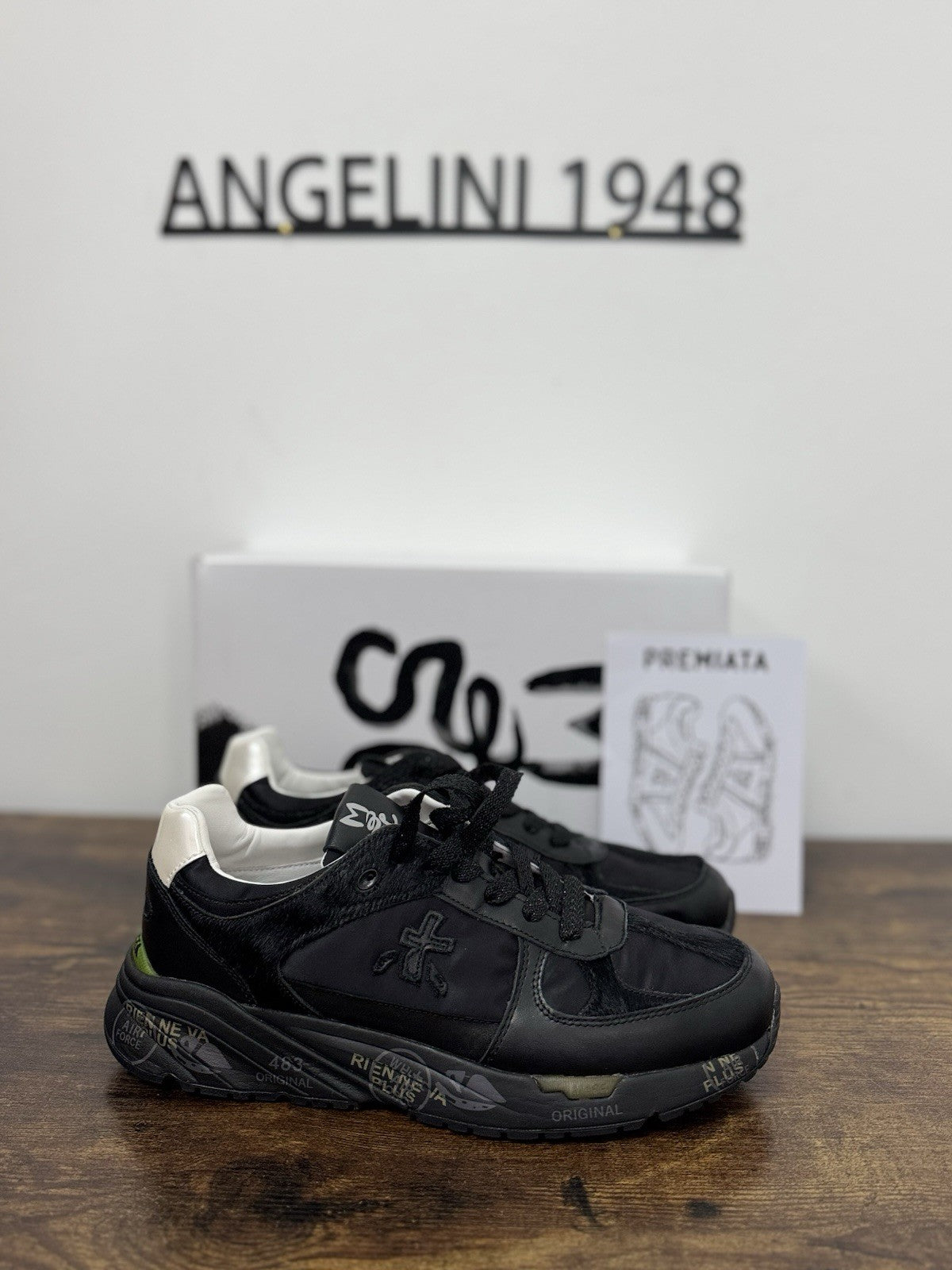 Premiata Mase Sneaker Pelle Nero Cavallino  Casual Premiata Donna 41