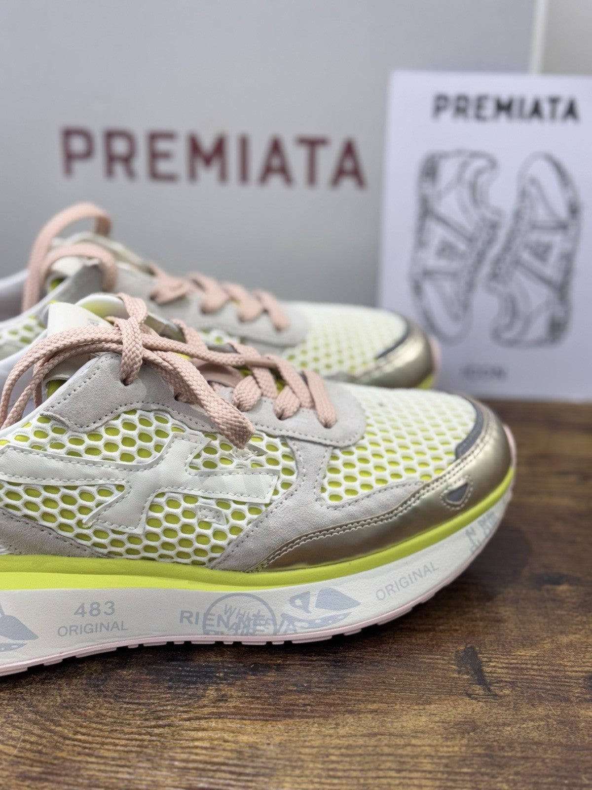 Premiata Lauryn Sneaker  Fluo Casual Premiata Scarpa Donna 36