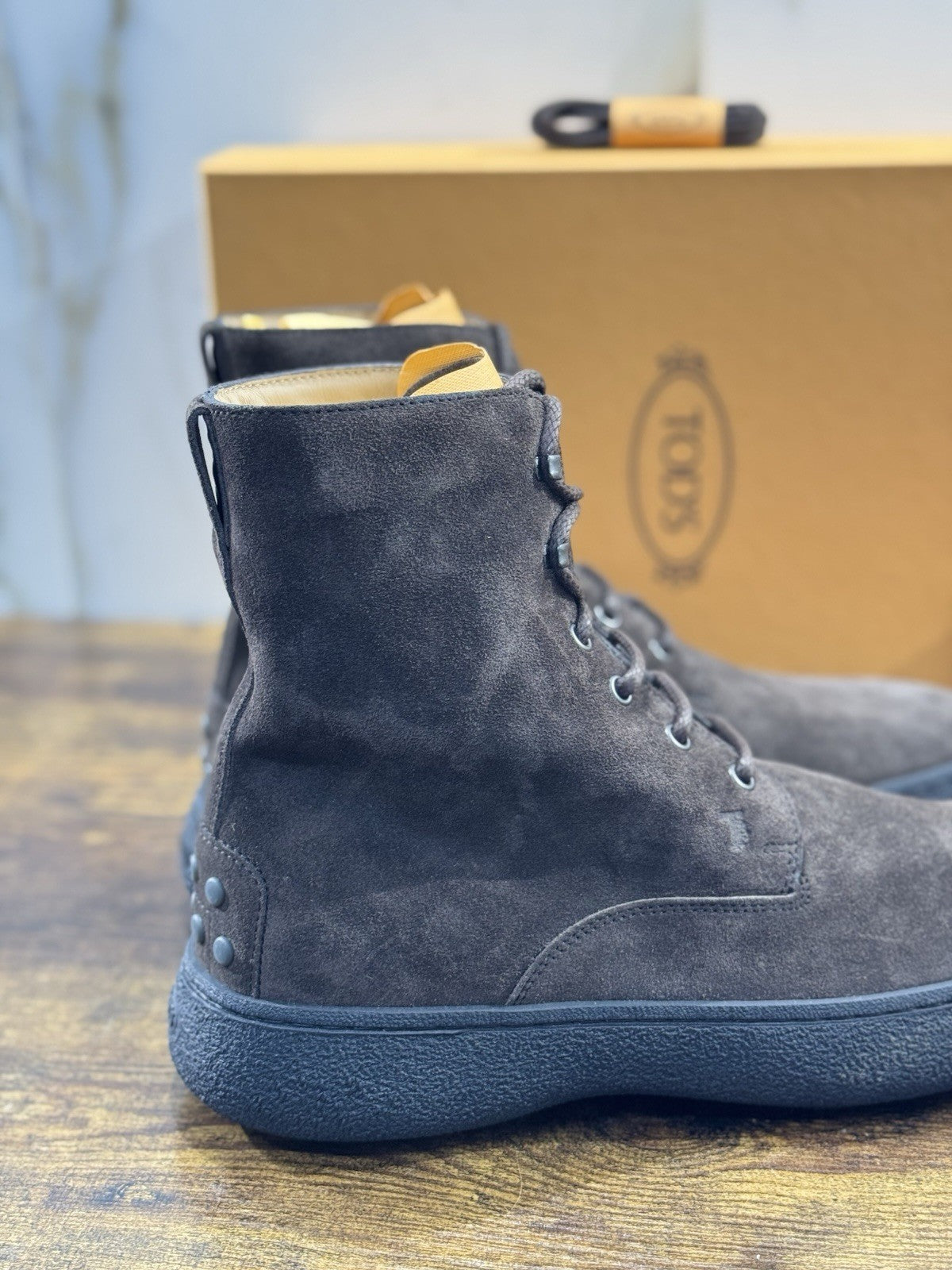 Tod’s Polacco  Winter Gommino Icon Suede Testa Moro  Luxury Tod’s Uomo 44