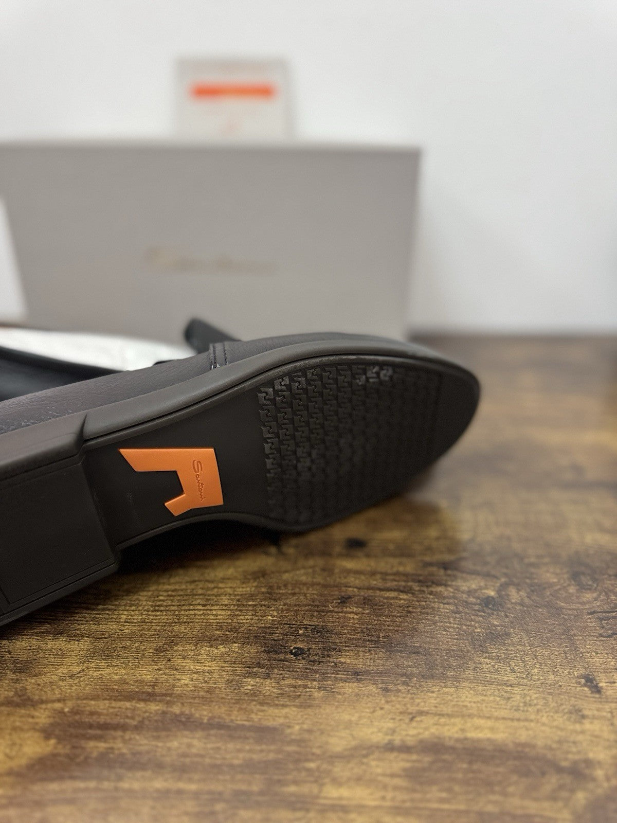 Santoni Mocassino Summer Walk Pelle Cervo Nero  Casual Santoni Uomo 46