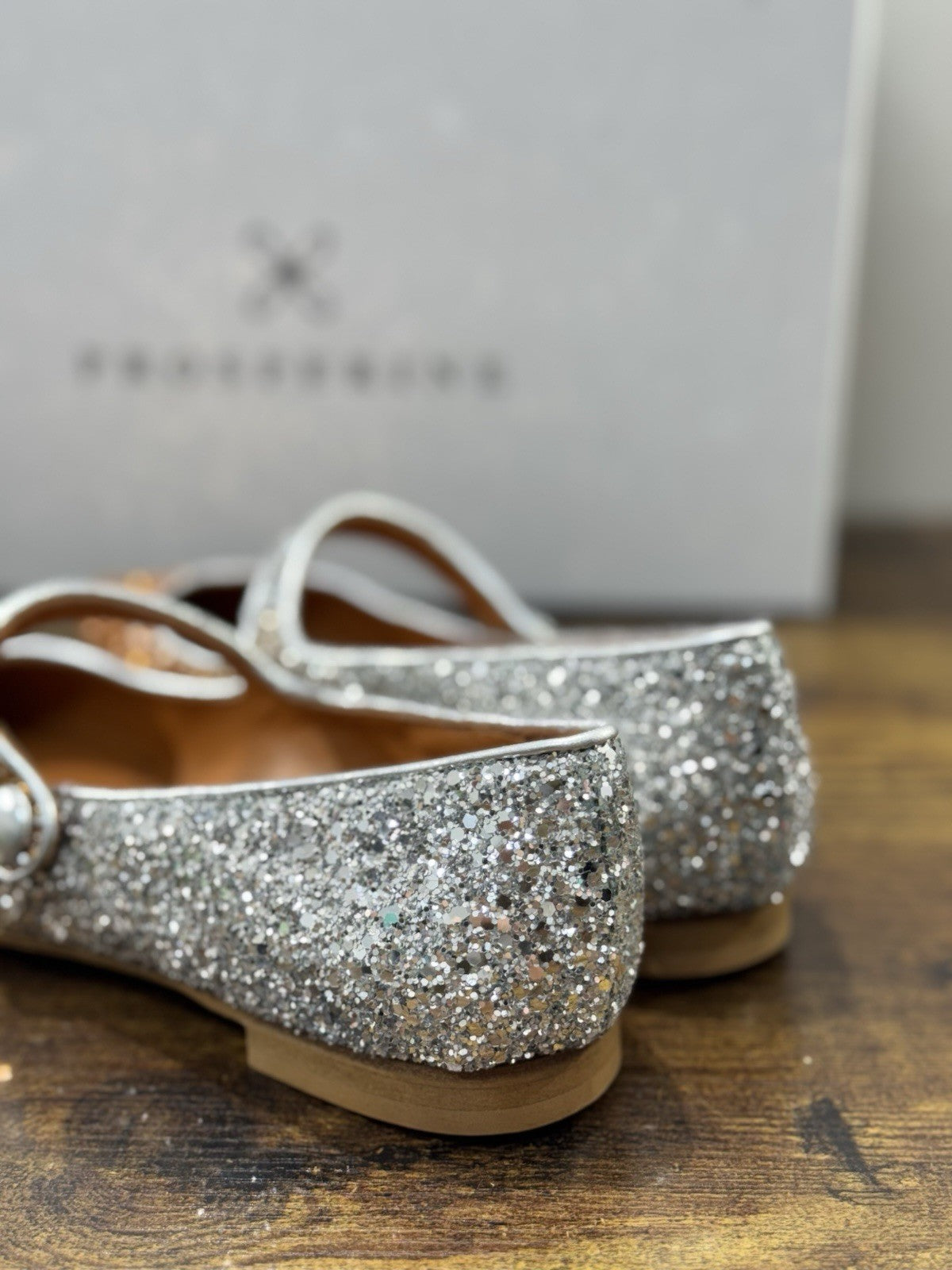 Prosperine Ballerina Crystal Silver Arancio  Casual Donna 37