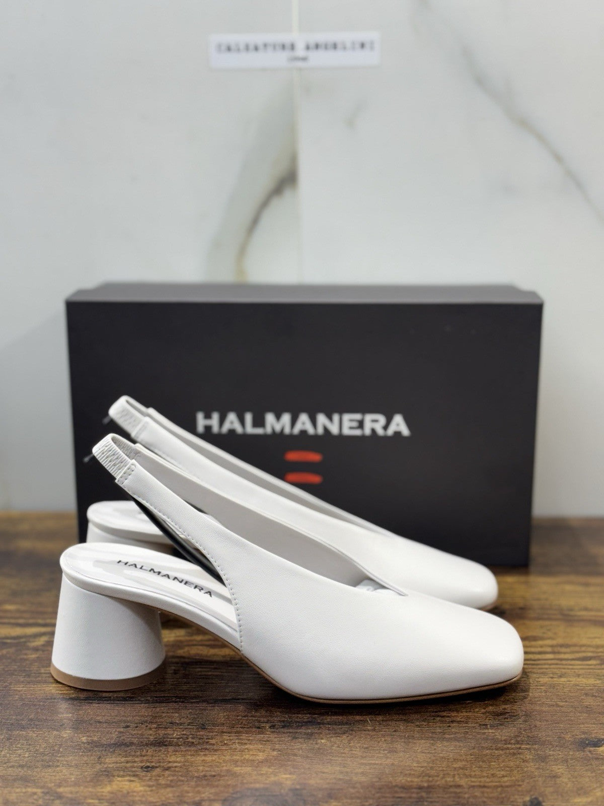 Halmanera Sling Back Pelle Tofu  Con Tacco Causal Halmanera Donna 37.5