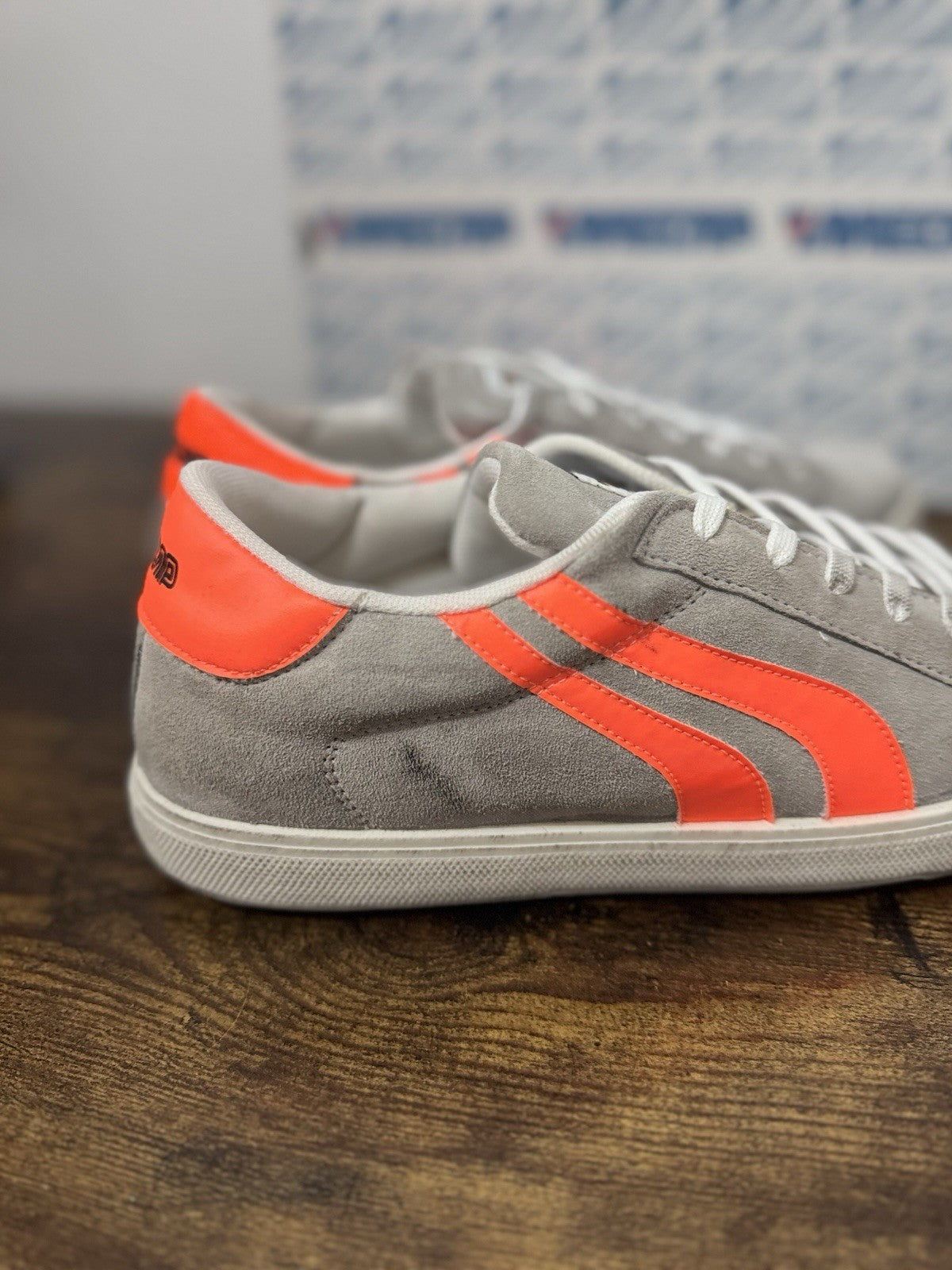 Mecap Sneaker Pelle Suede Grey  Casual 100% Made In Italy Mecap Uomo 44