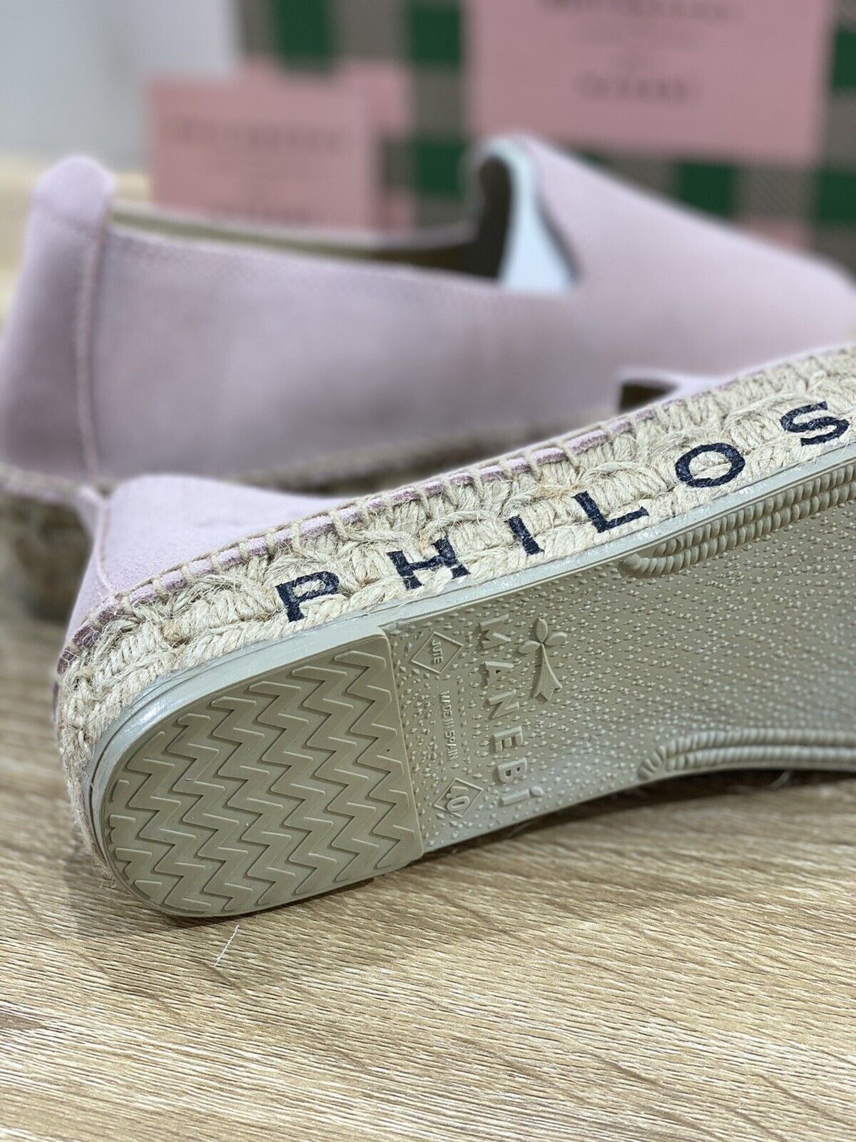 Manebi’ Espadrillas donna limited edition philosophy suede Rosa 40