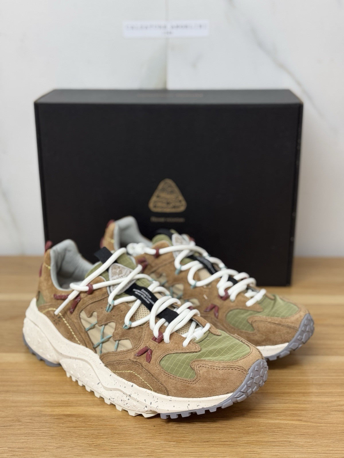Flower Mountain Yamabushi Biscuit Beige  Light Casual Sneaker Uomo 42