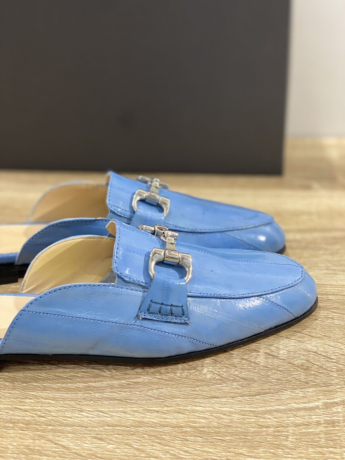 Roberto Botticelli sandalo donna in pelle Azzurro   Mules  luxury woman 37.5